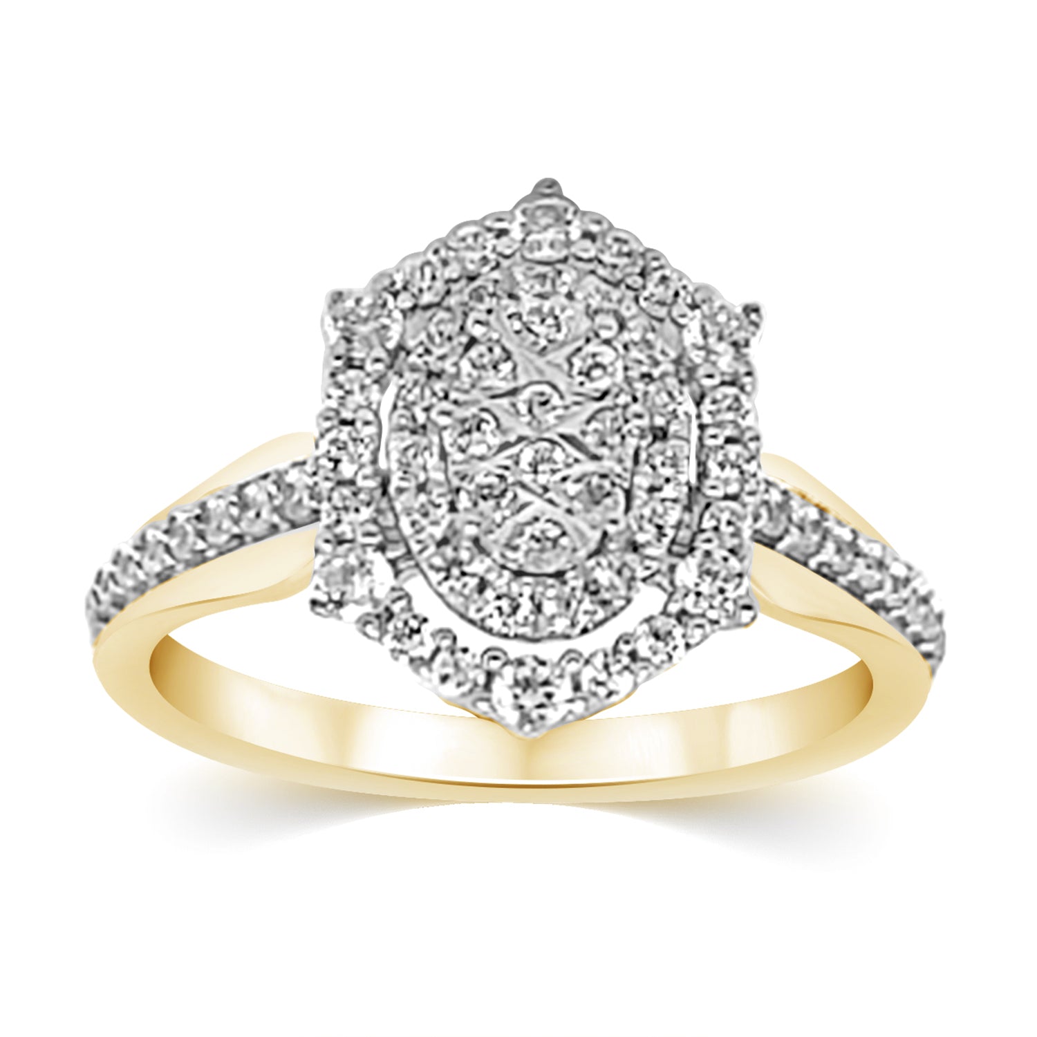 10K Yellow 0.52-0.53Ct D-Ladies Rings