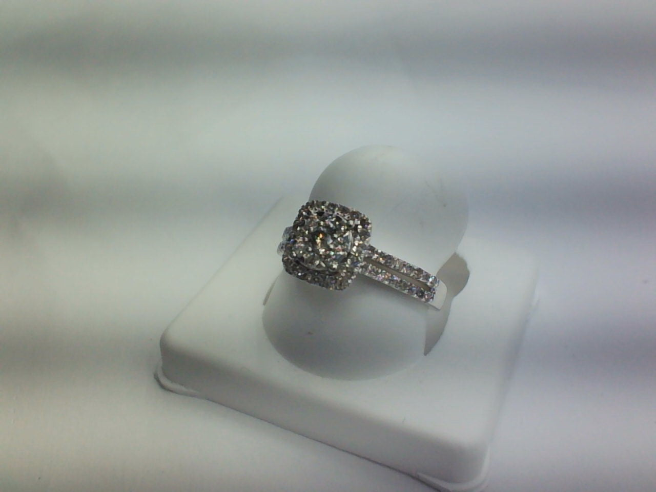 14K White 0.65Ct D-Ladies Rings