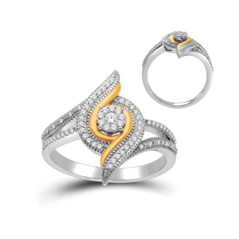 10K Yellow 0.24Ct D-Ladies Rings