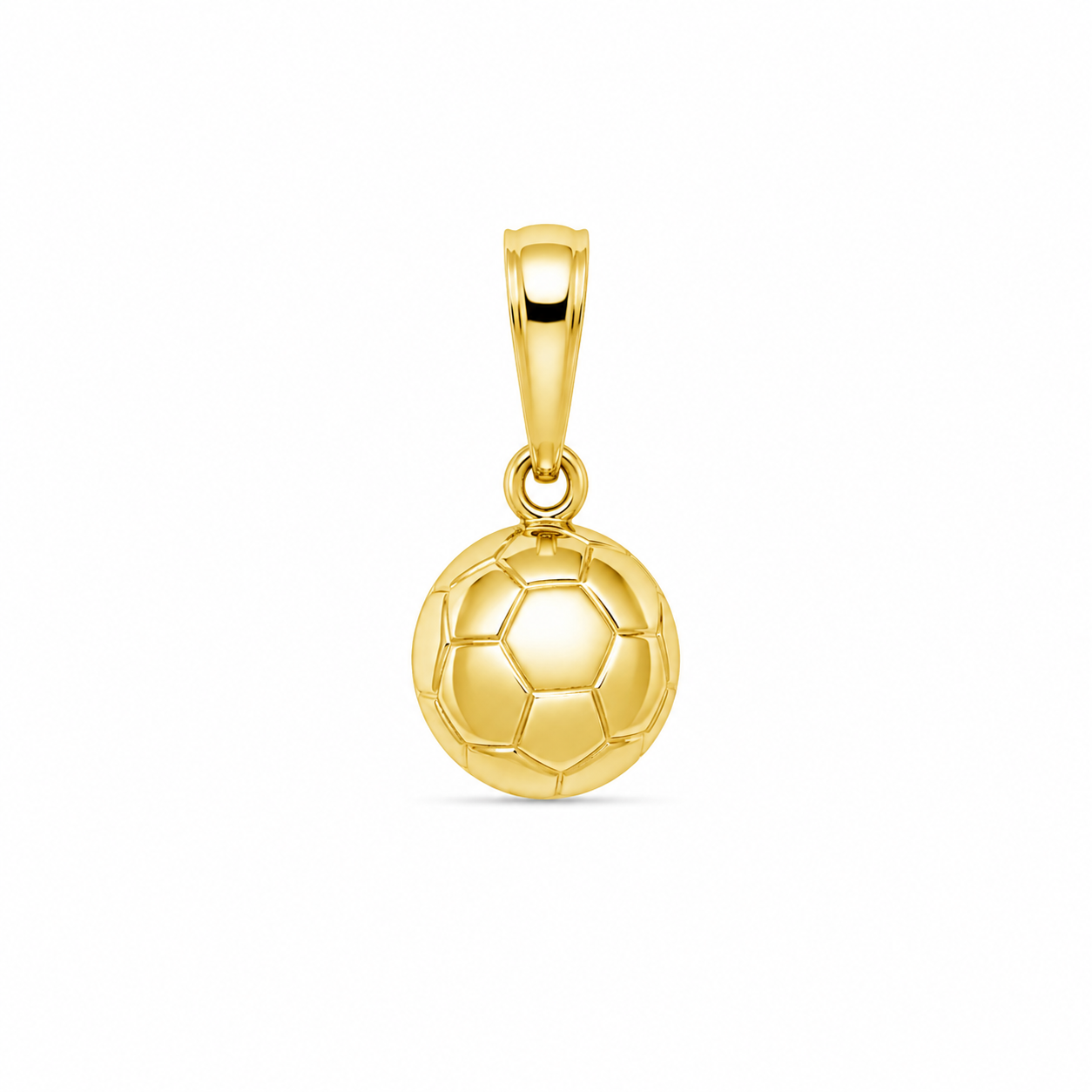 10KT Yellow Gold Soccer Pendant [A1P4]