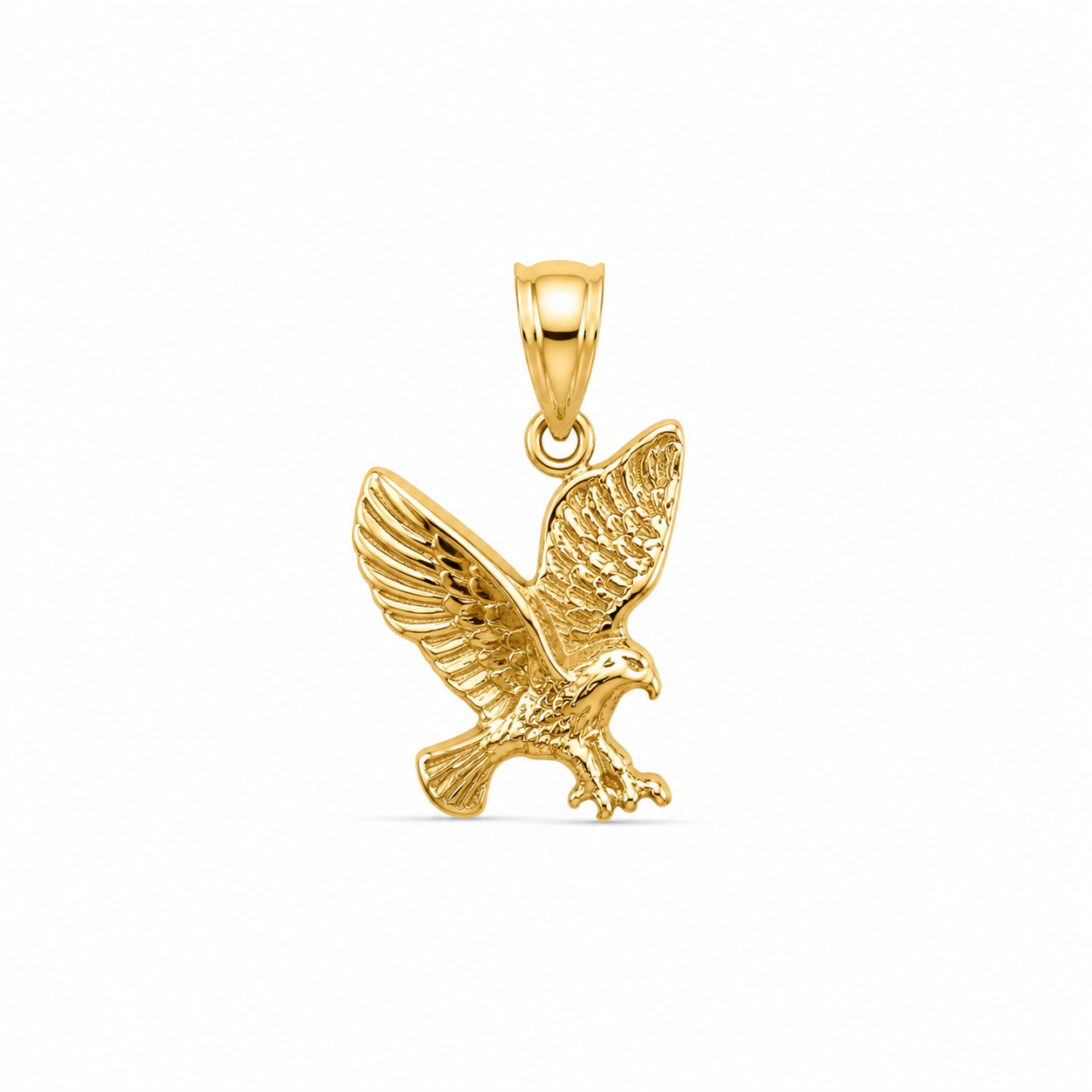 14KT Yellow Gold Eagle Pendent [A0P8]