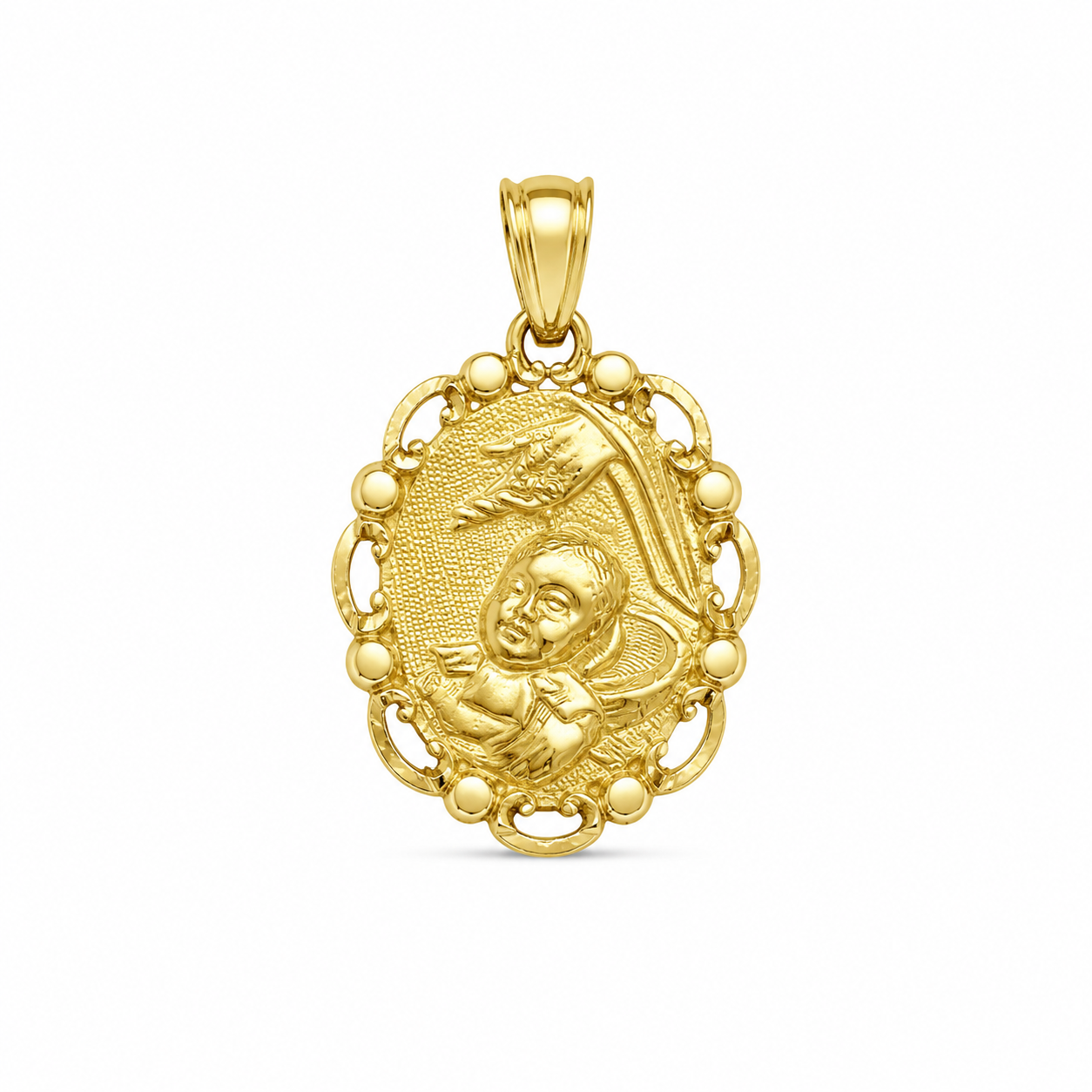 14KT Yellow Gold Baptism Pendant [A2B3]