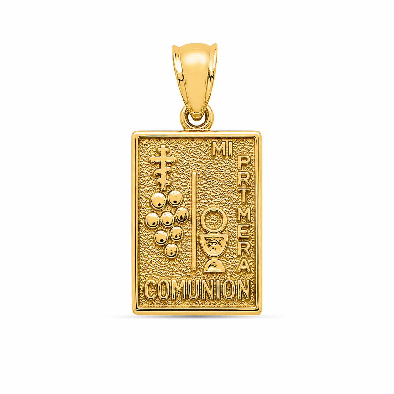14KT Yellow Gold First Communion Pendant [A2B4]