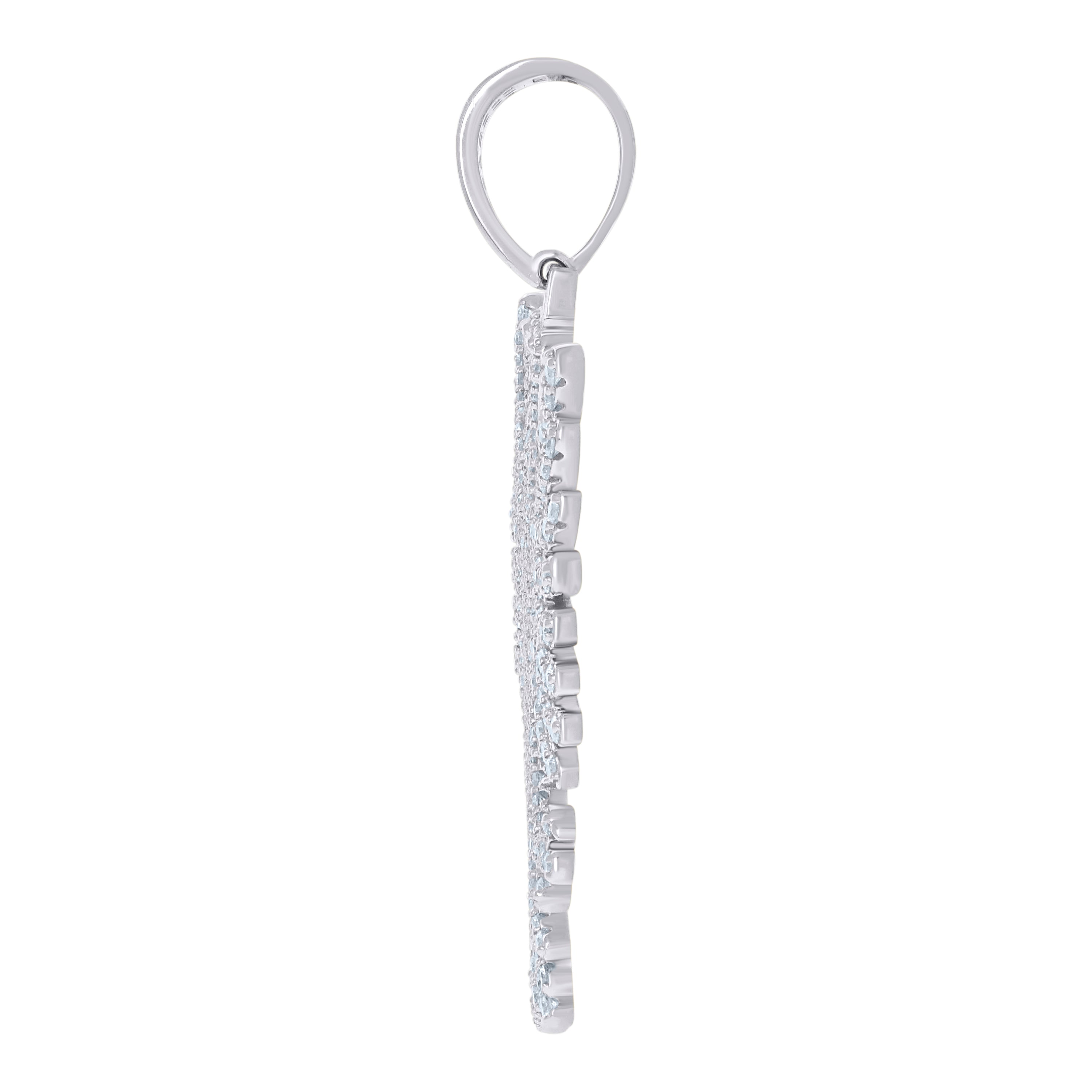 925 Sterling Silver Men Cubic-Zirconia Eagle Bird Patriotic Charm Pendant
