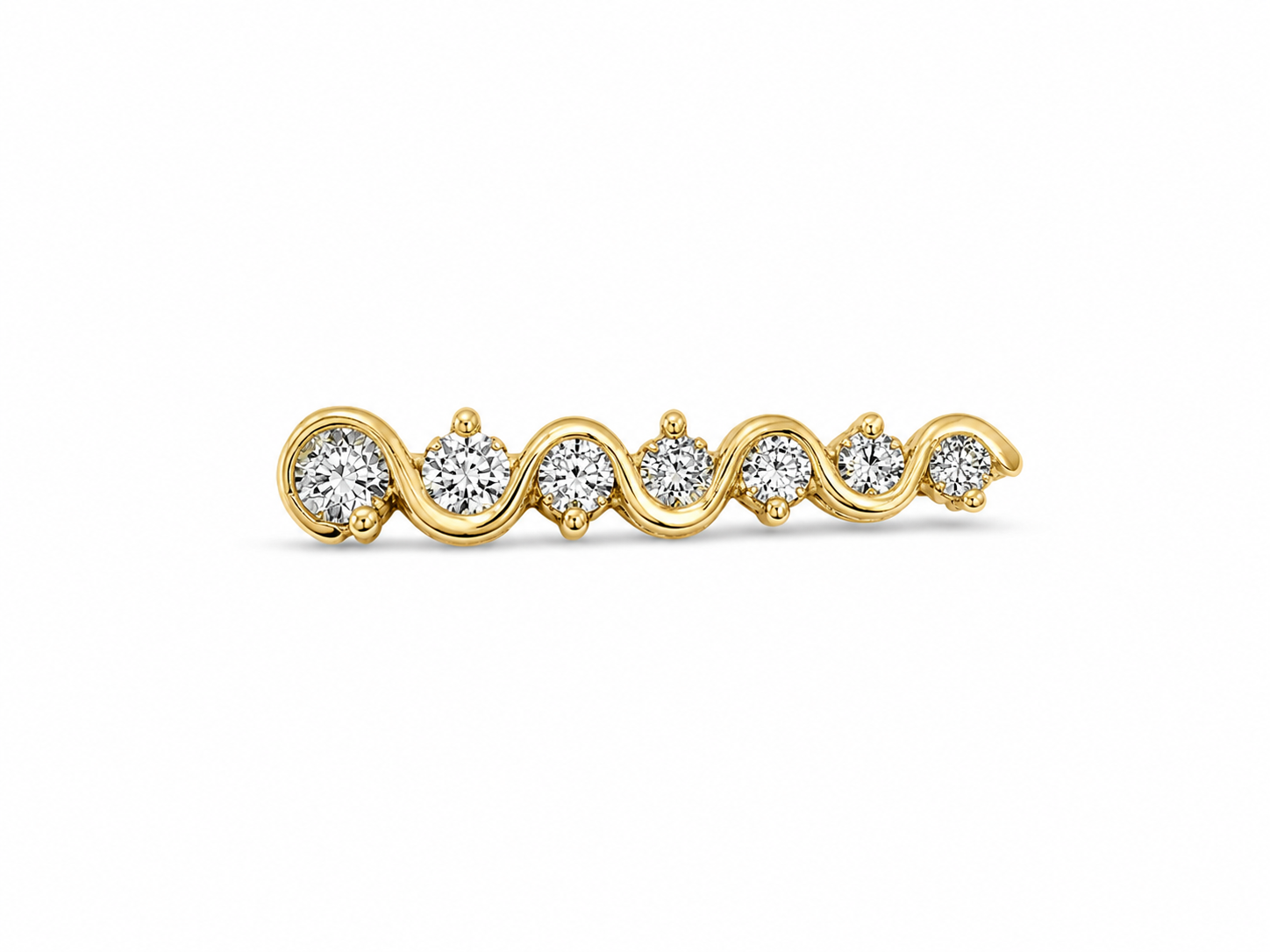 10KT Yellow Gold Journey Pendant [A2B6]