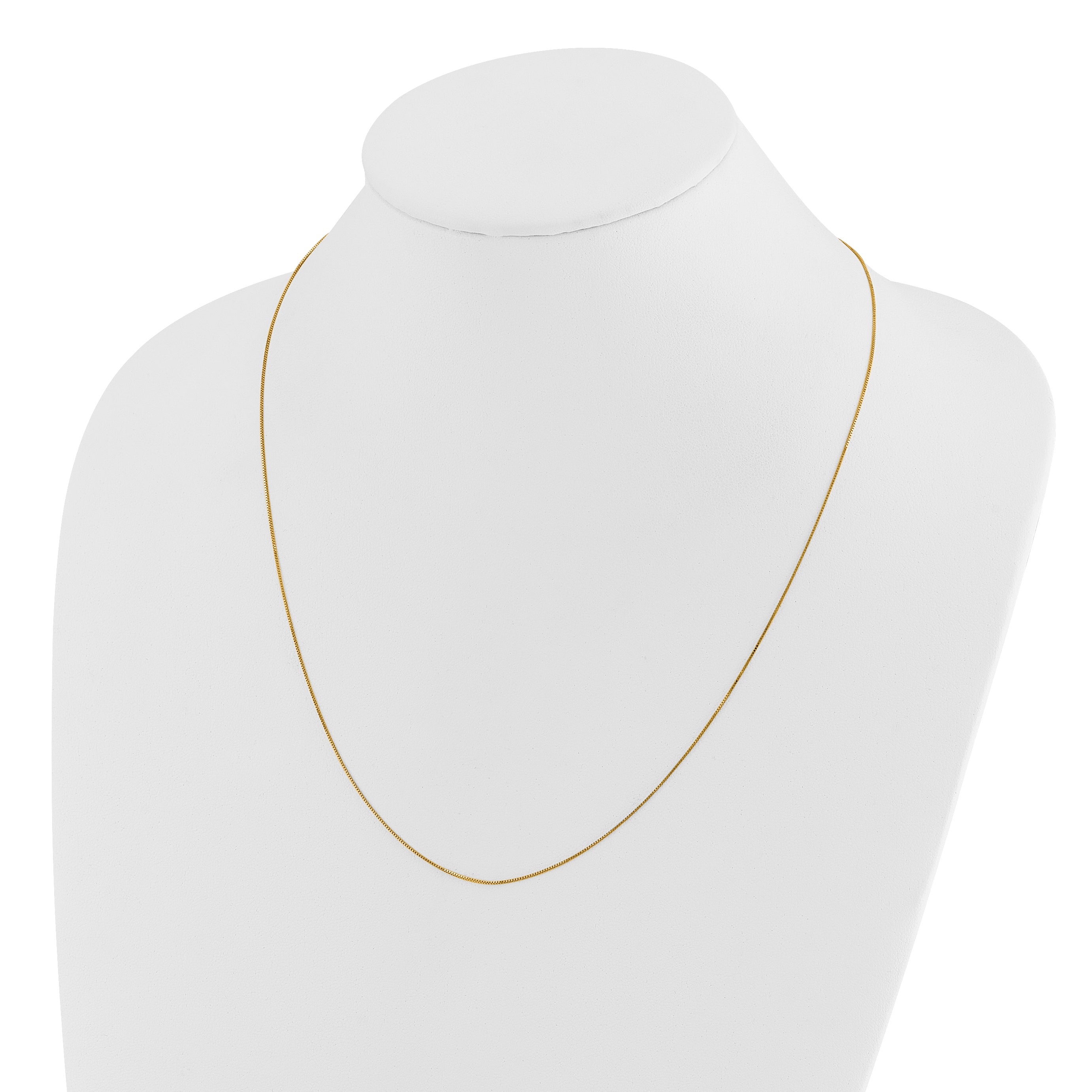 14K Adjustable .55mm Baby Box Chain