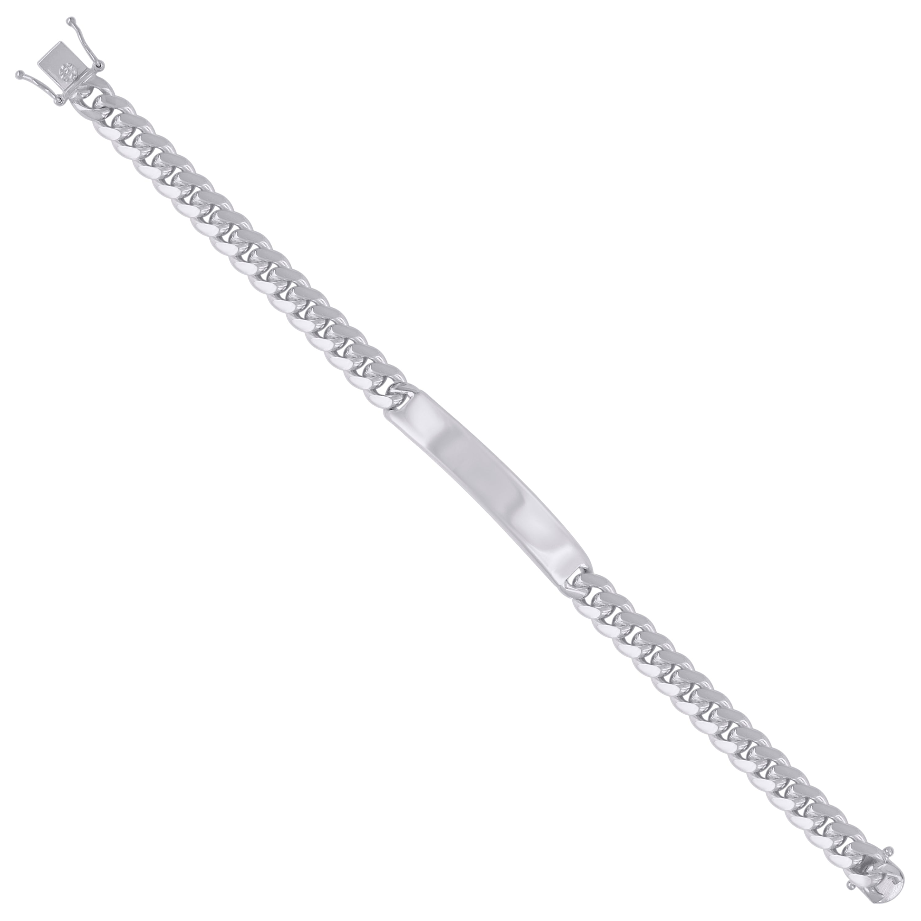 925 Sterling Silver Mens ID Bracelet