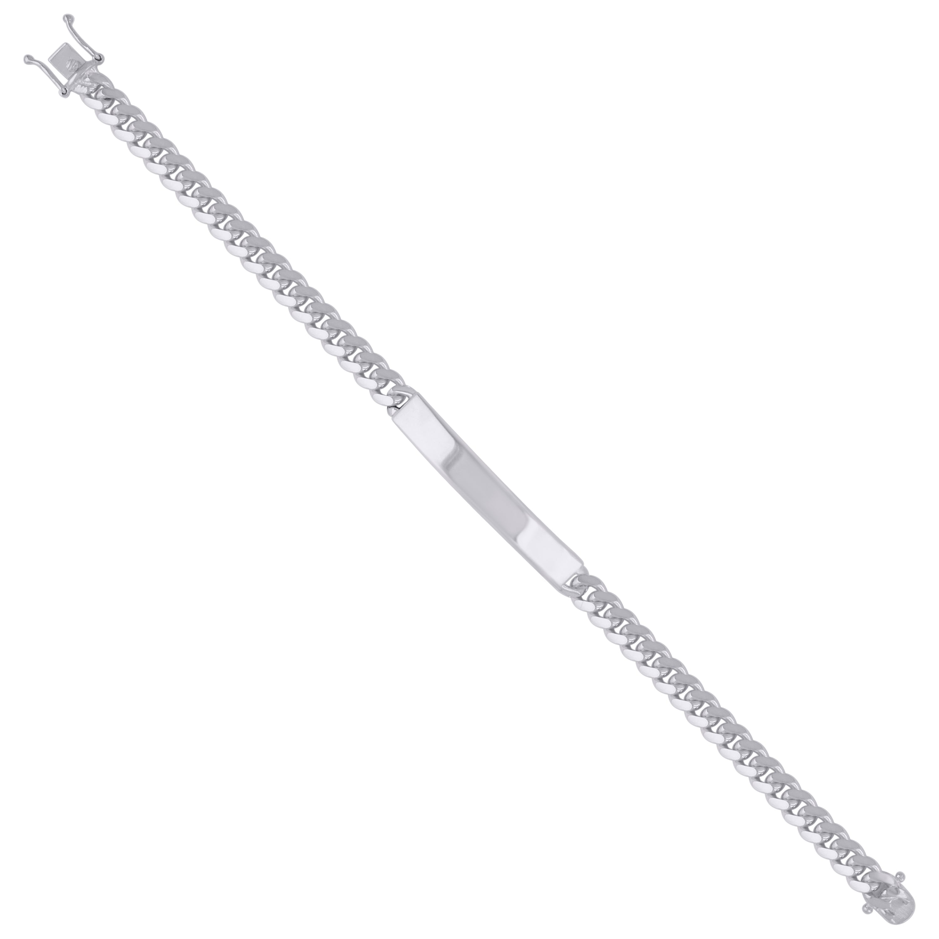 925 Sterling Silver Mens ID Bracelet