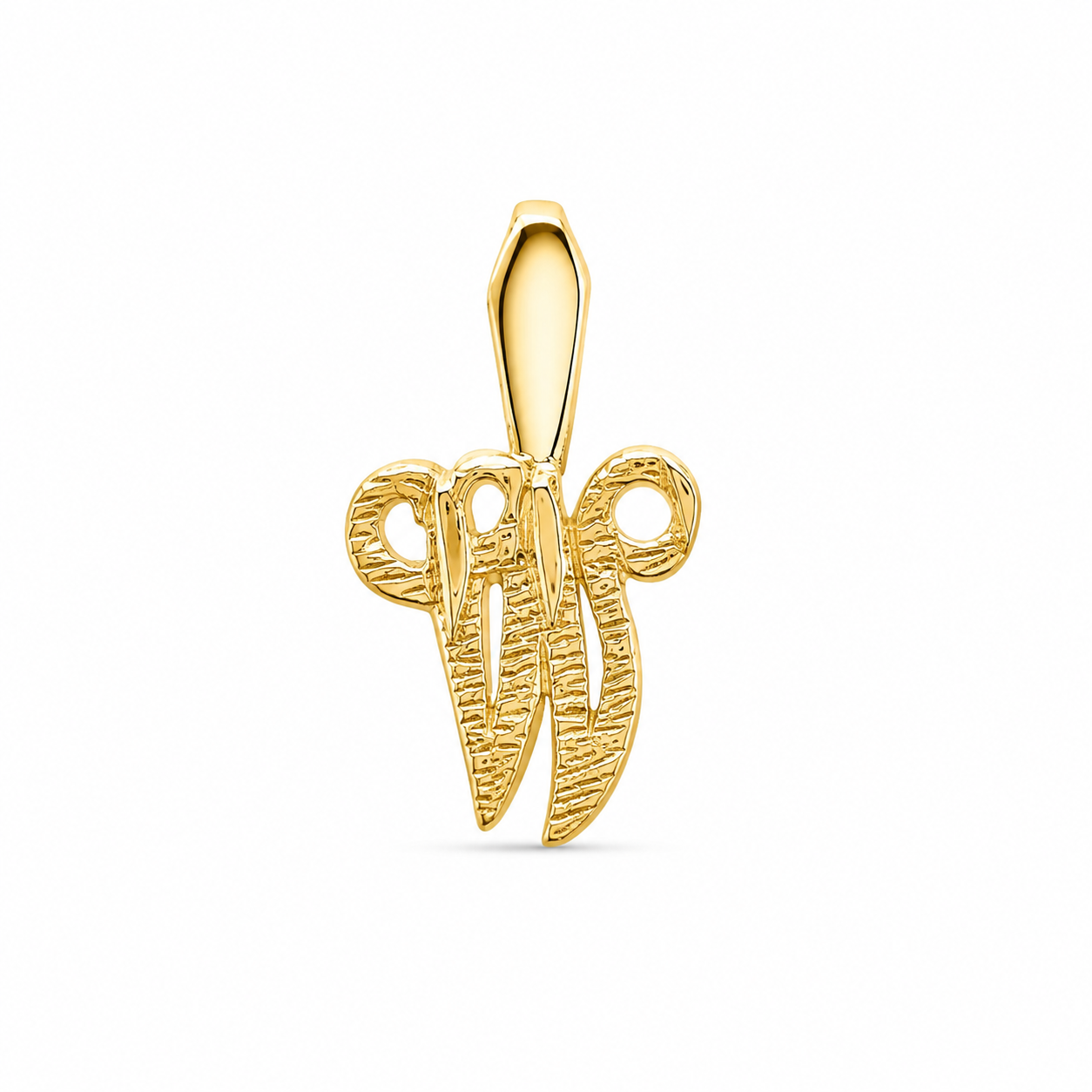 14KT Yellow Gold Initial "W" Pendant [A0B3]