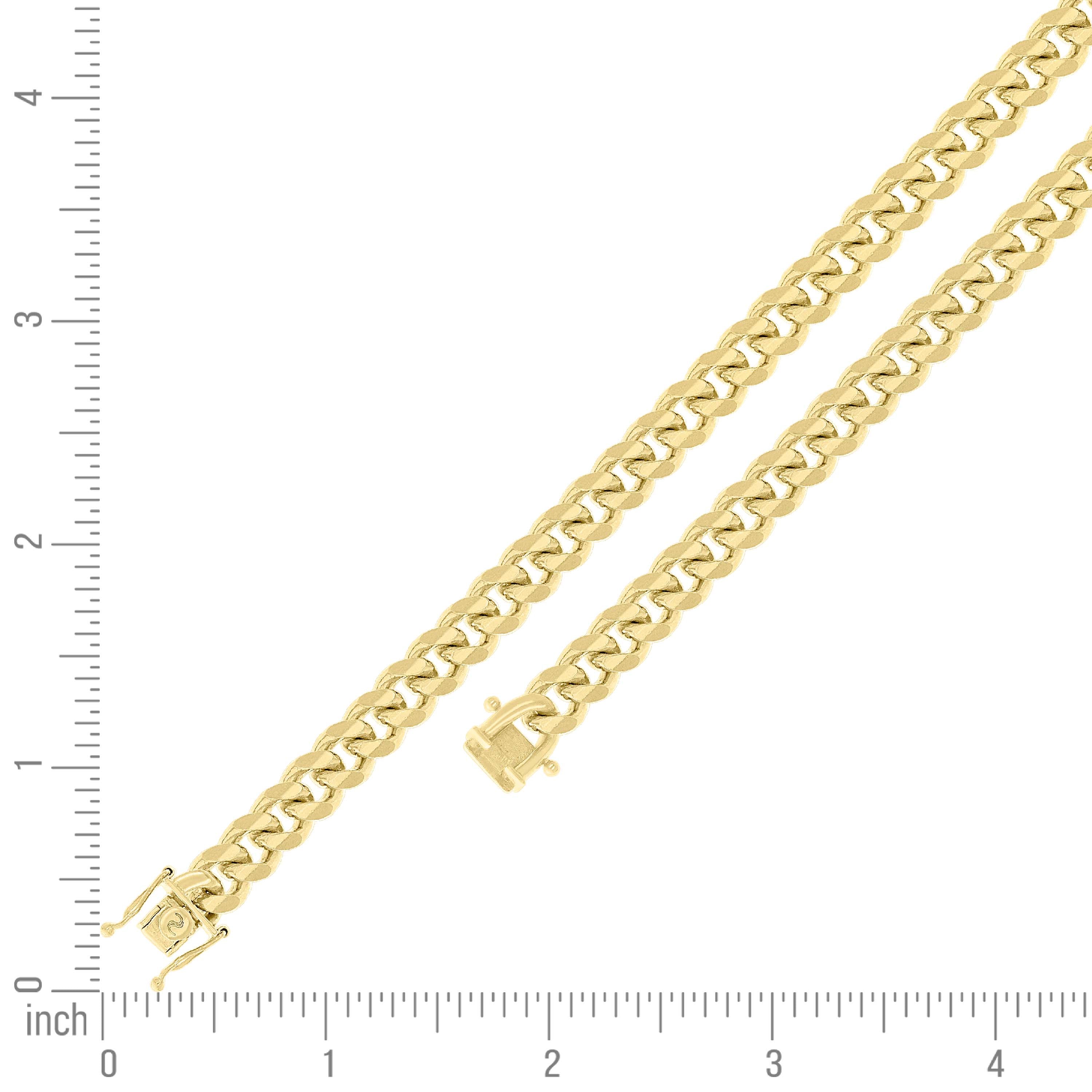 925 Sterling Silver Solid Miami Cuban Chain Silver 060 2mm