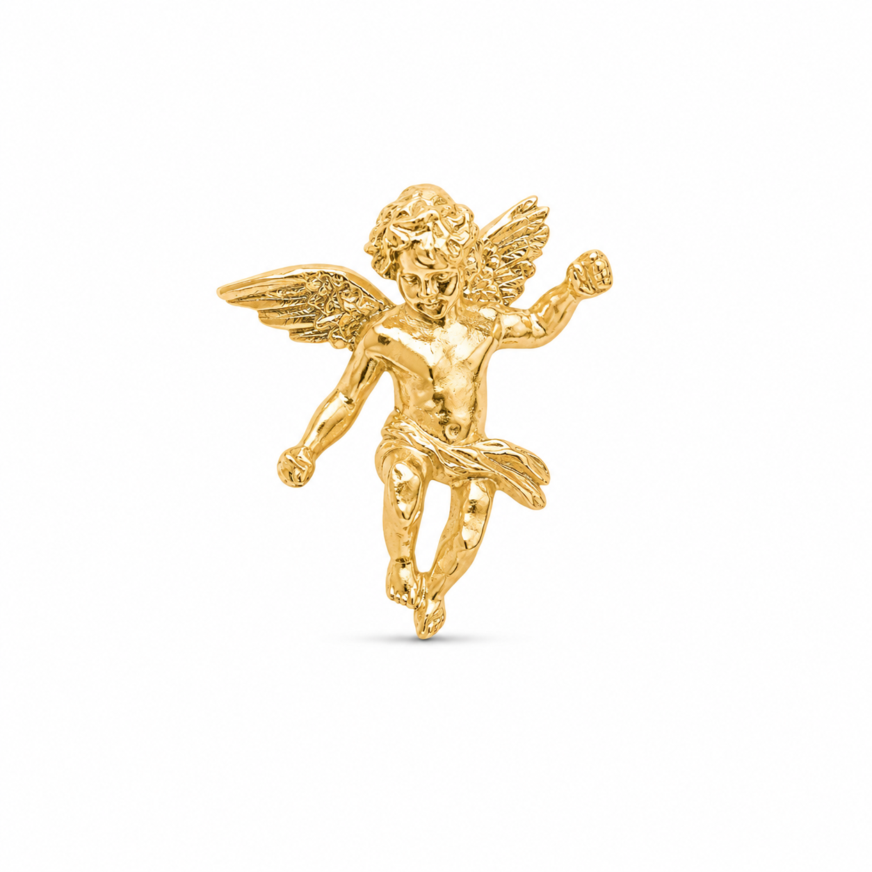 14KT Yellow Gold Angel Pendant [A1B7]