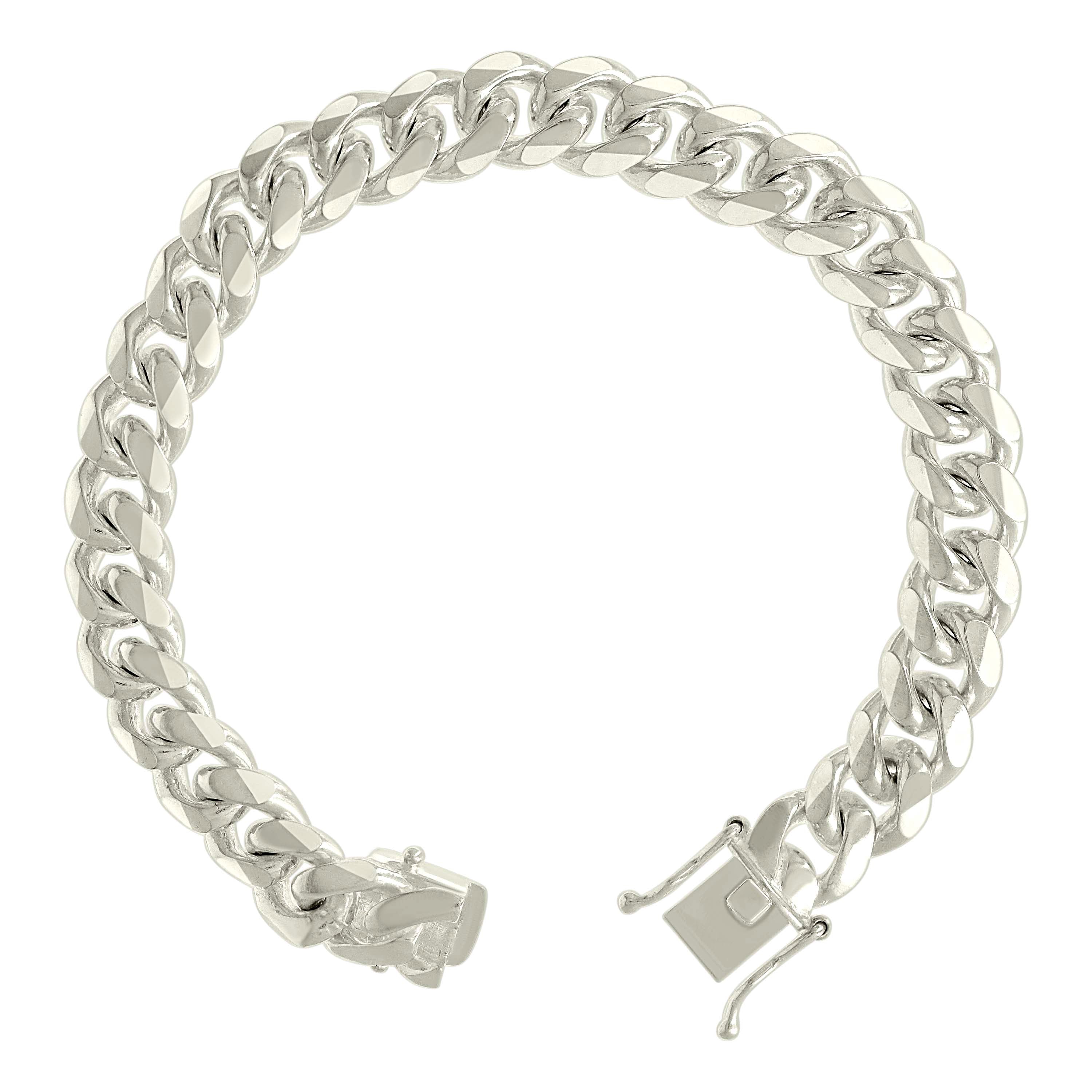 925 Sterling Silver Solid Miami Cuban Chain Silver 060 2mm