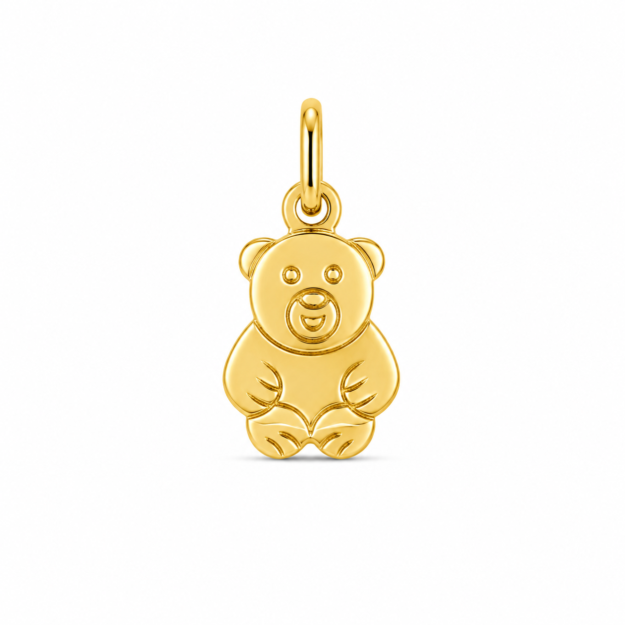 14KT Yellow Gold Bear Pendant [A0B9]