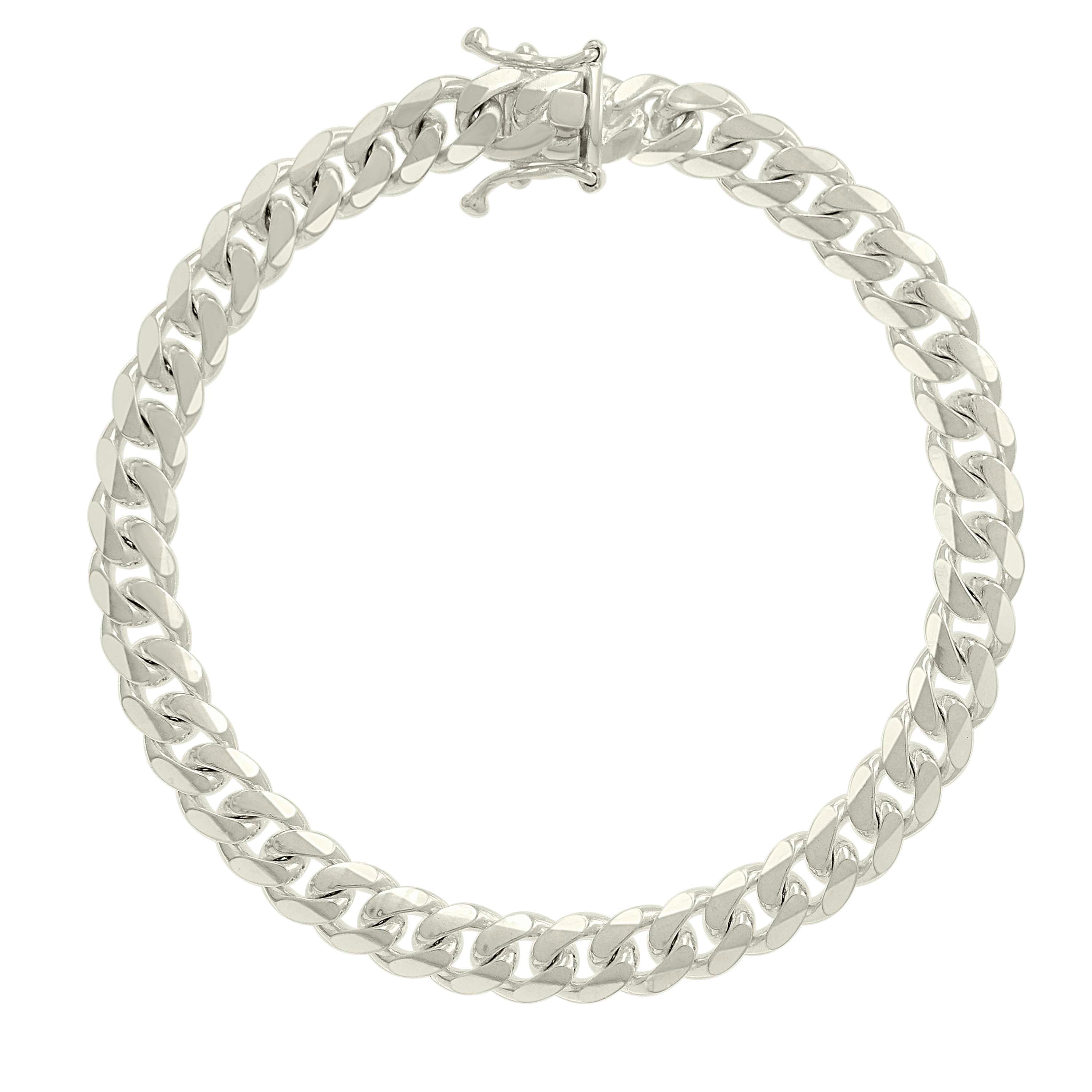 925 Sterling Silver Solid Miami Cuban Chain Silver 060 2mm