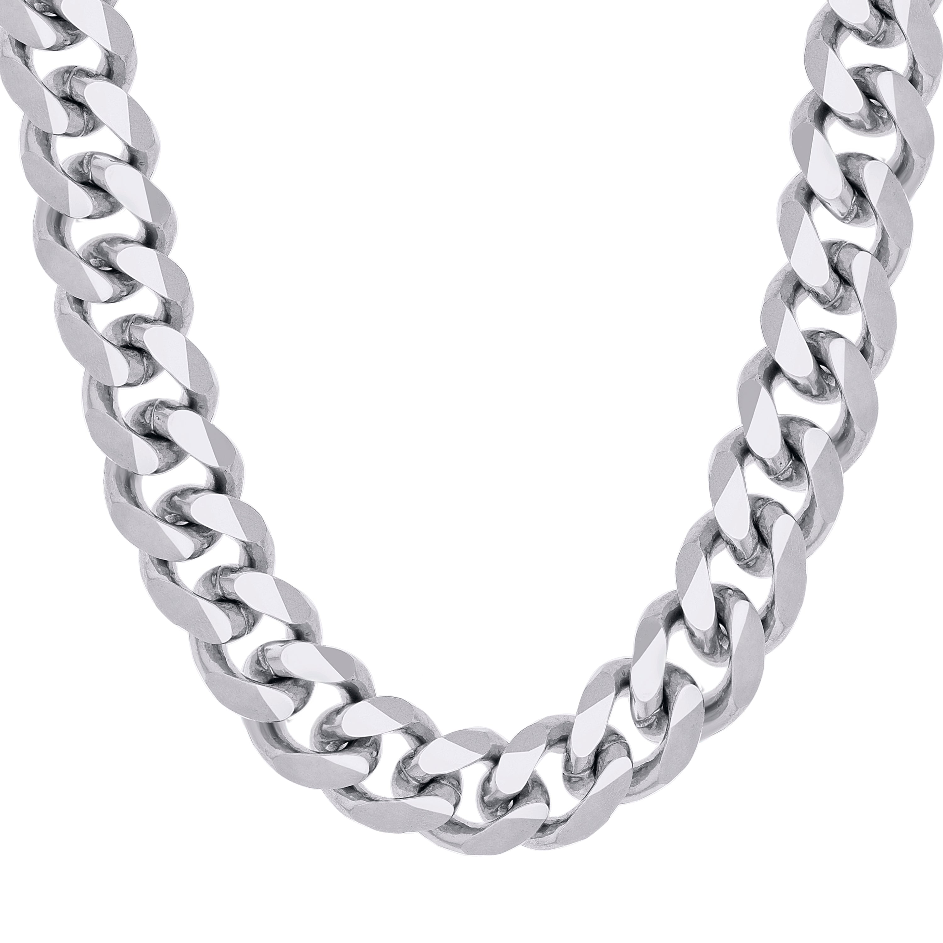 925 Sterling Silver Solid Miami Cuban Chain Silver 060 2mm