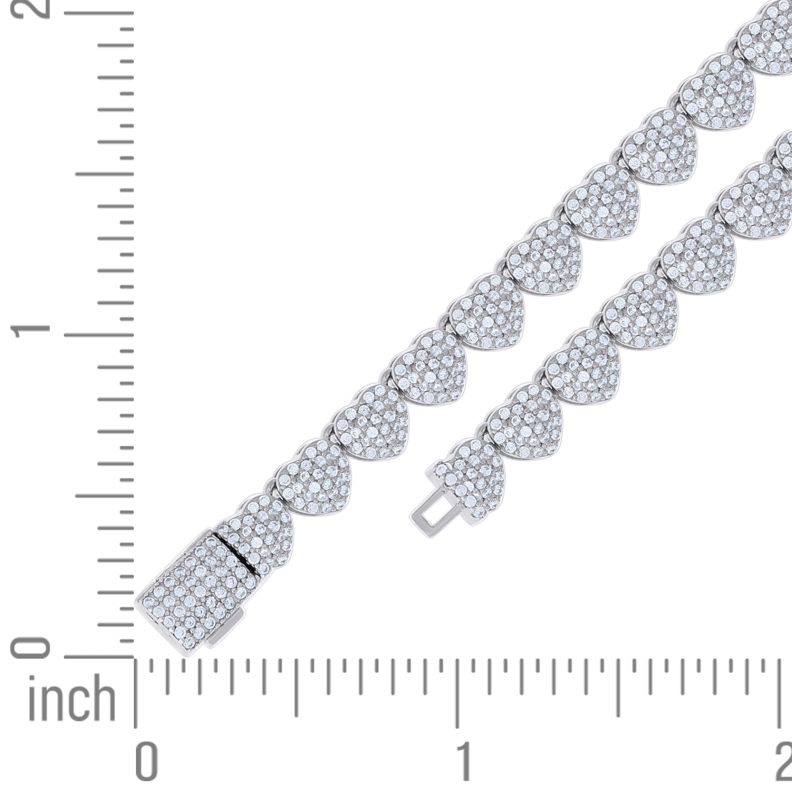 925 Sterling Silver Moissanite Chain 6mm