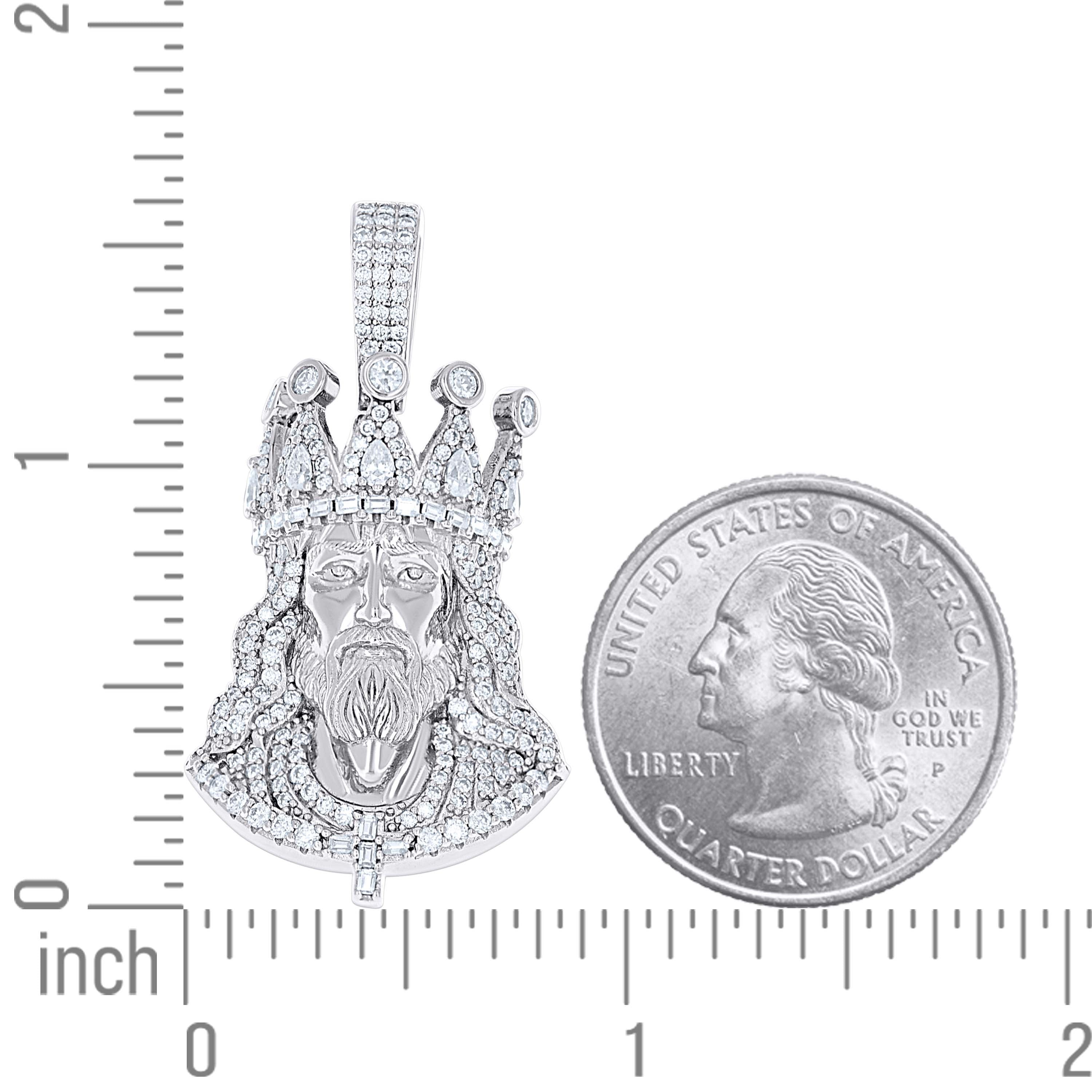 925 Sterling Silver Moissanite Pendant