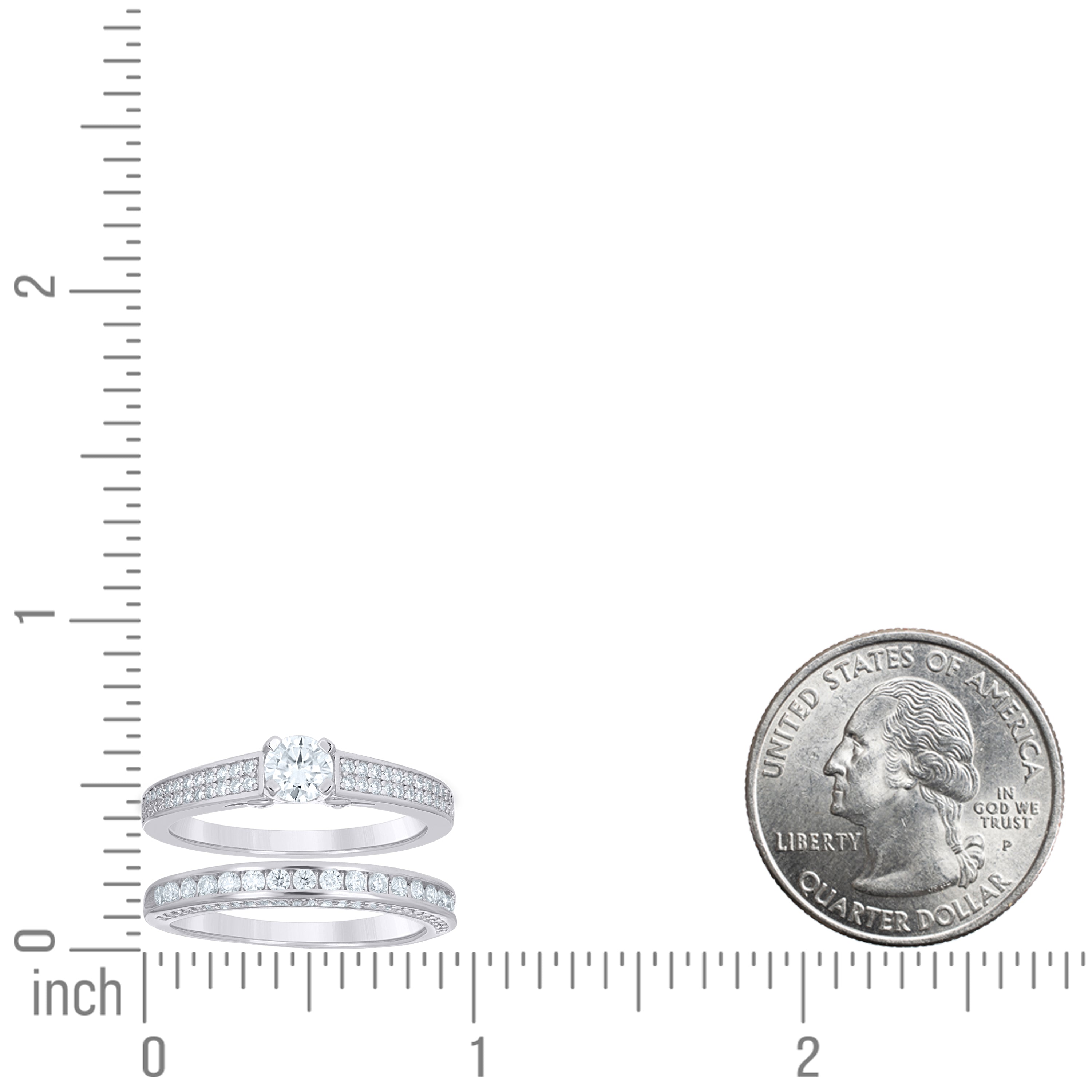 925 Sterling Silver Moissanite Ring
