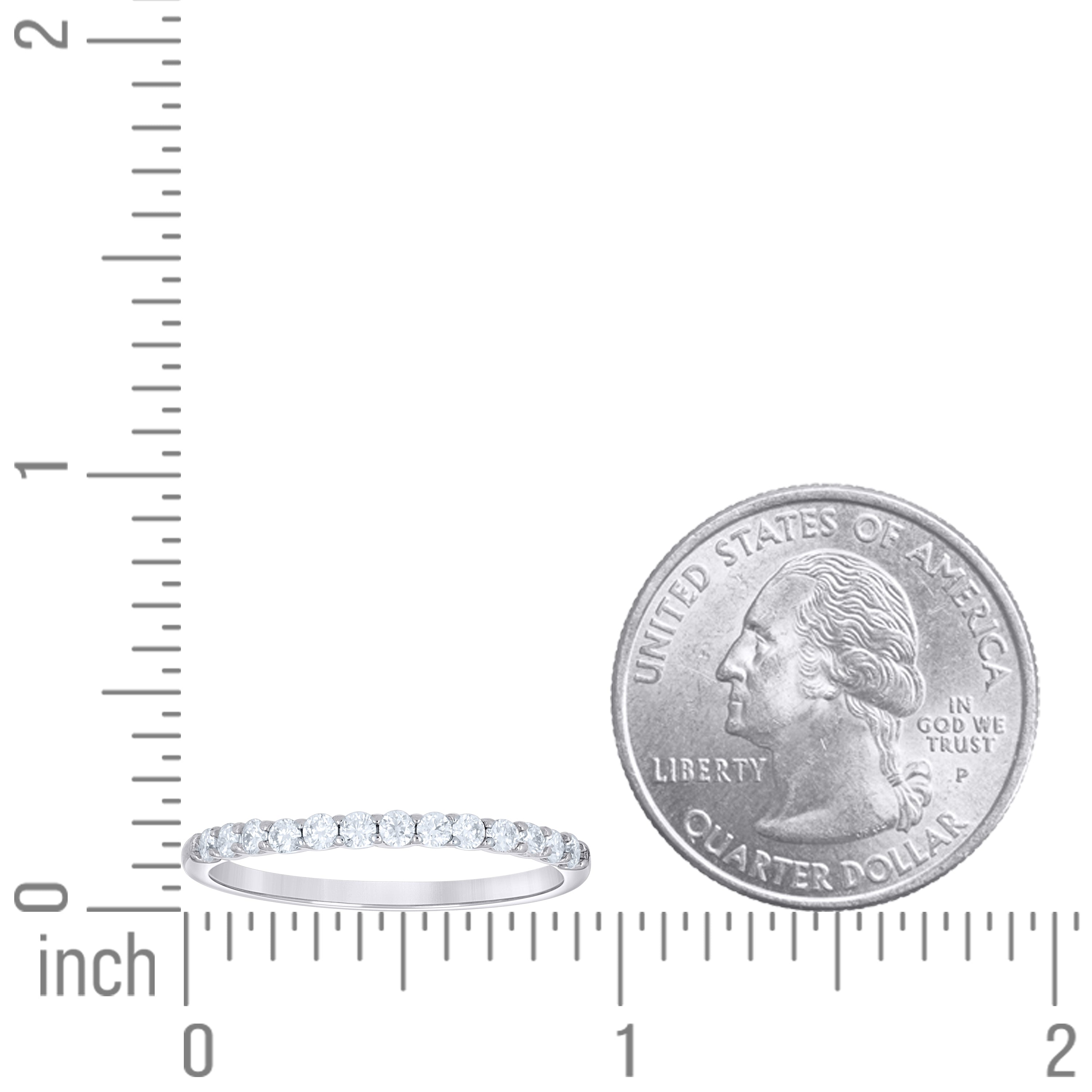 925 Sterling Silver Moissanite Ring