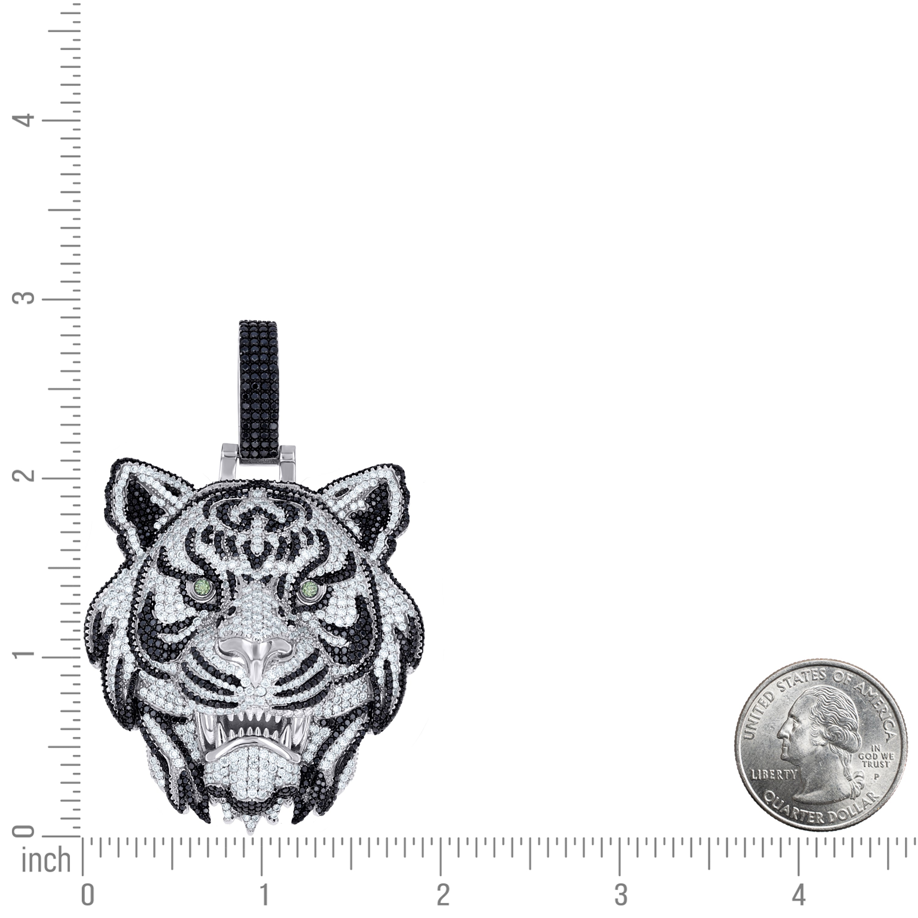 925 Sterling Silver Moissanite Pendant