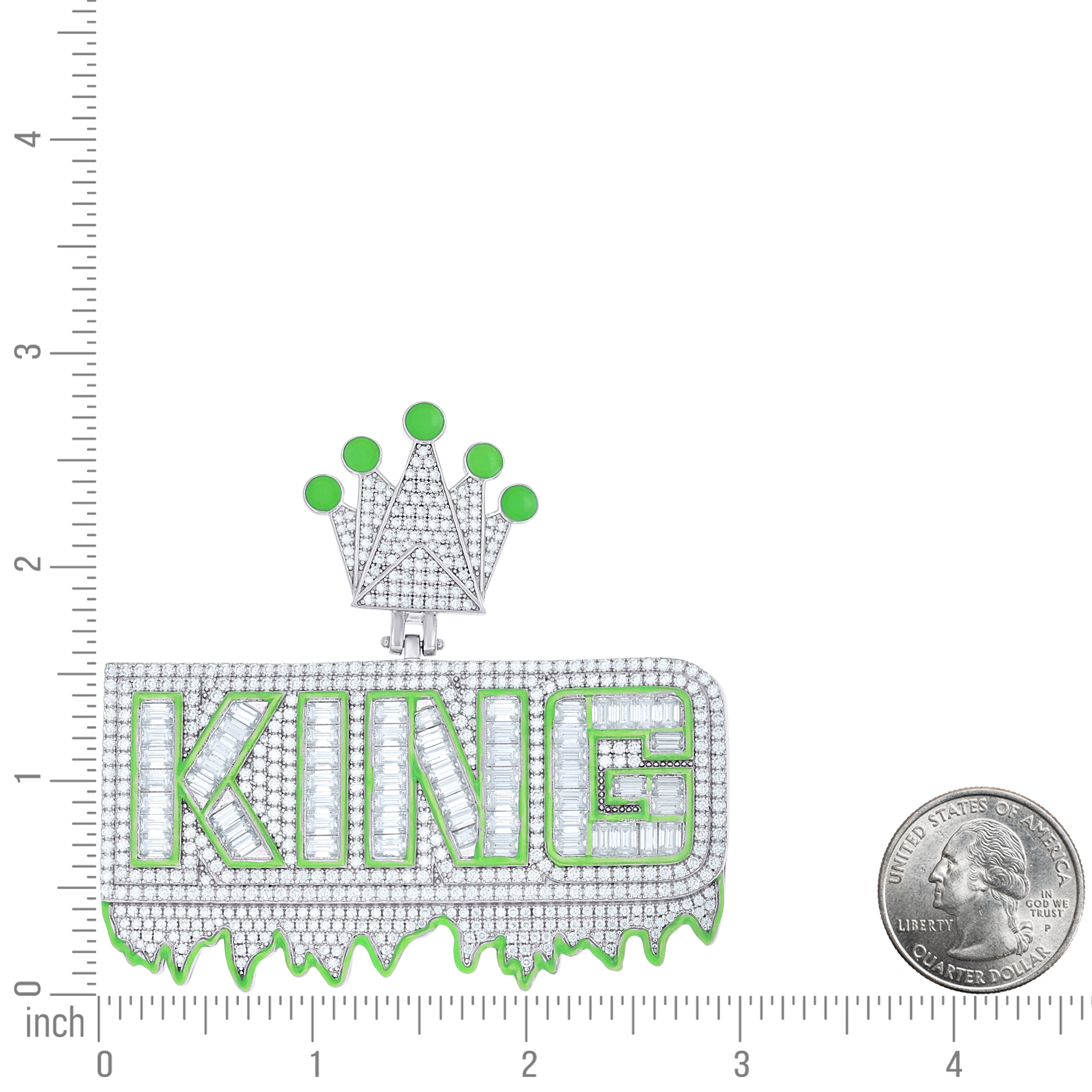 925 Sterling Silver Moissanite Pendant