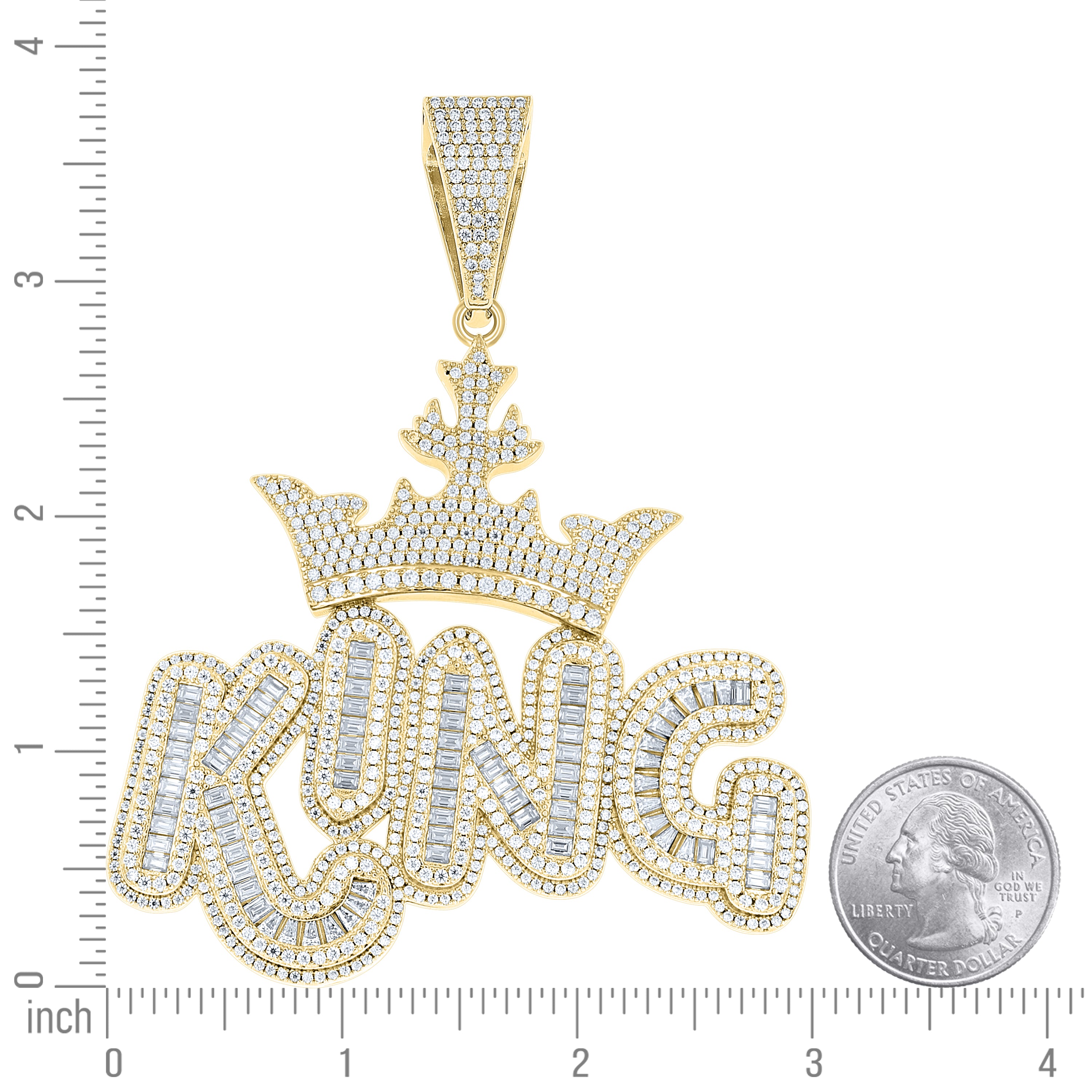 925 Sterling Silver Moissanite Pendant