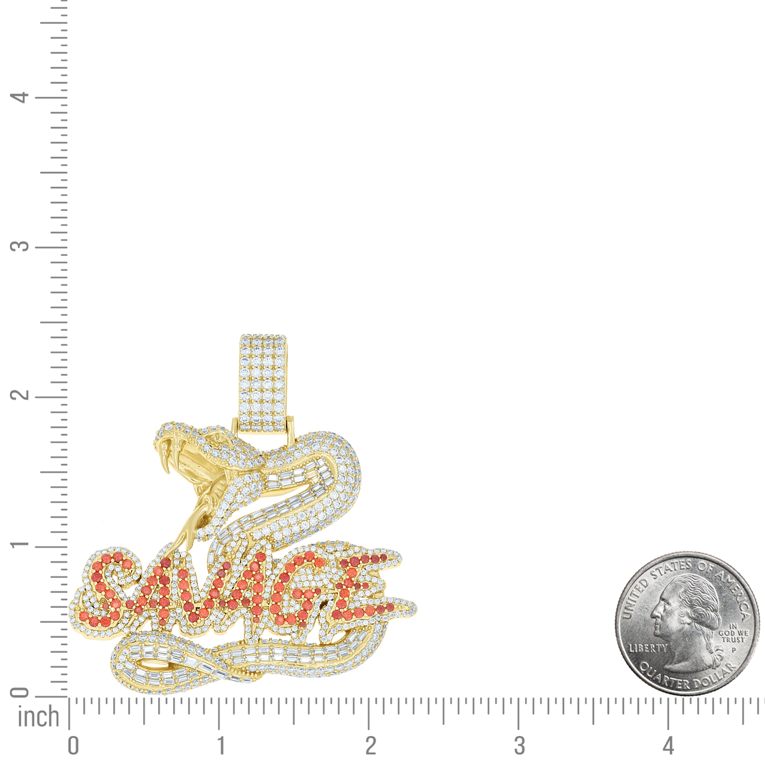 925 Sterling Silver Moissanite Pendant