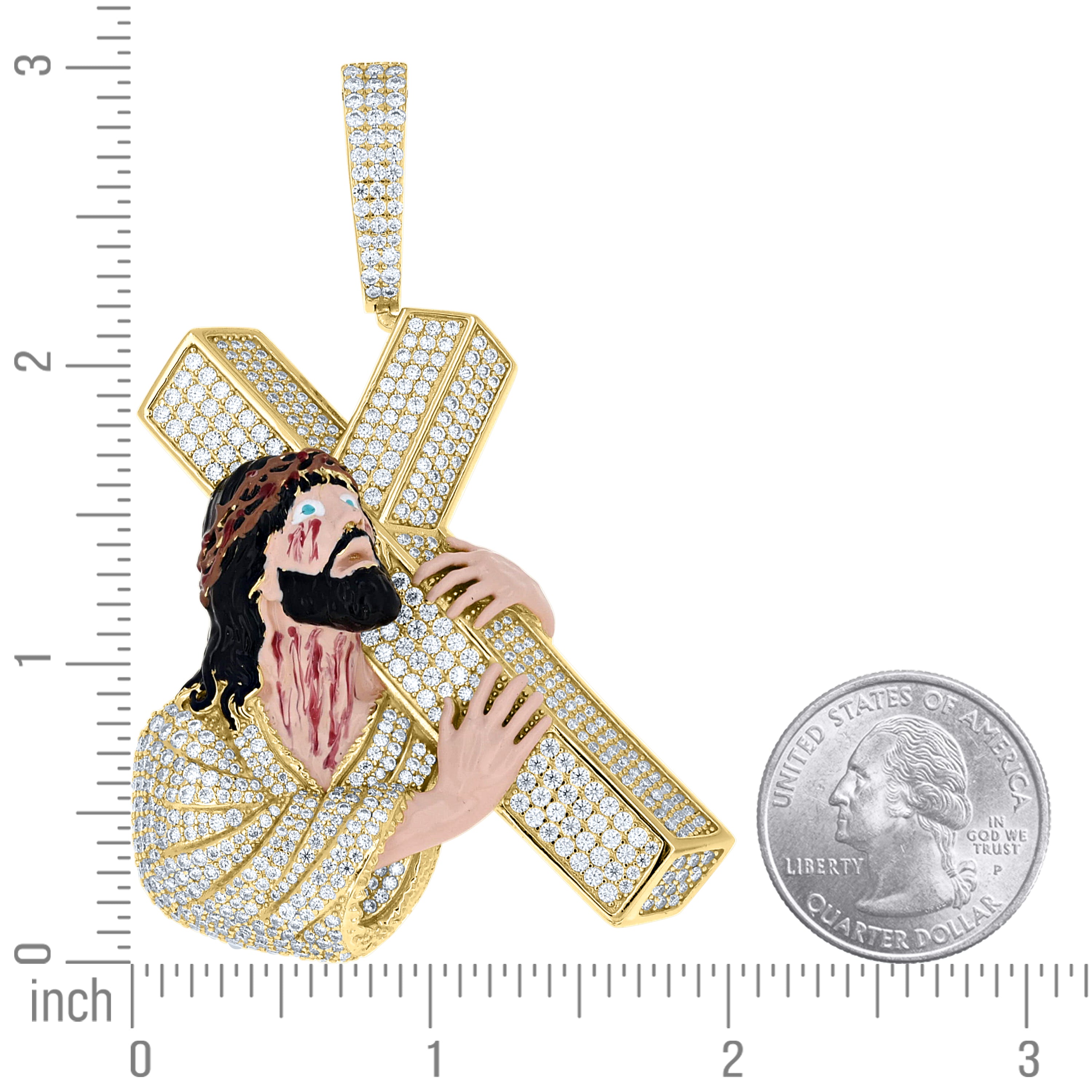 925 Sterling Silver Moissanite Pendant