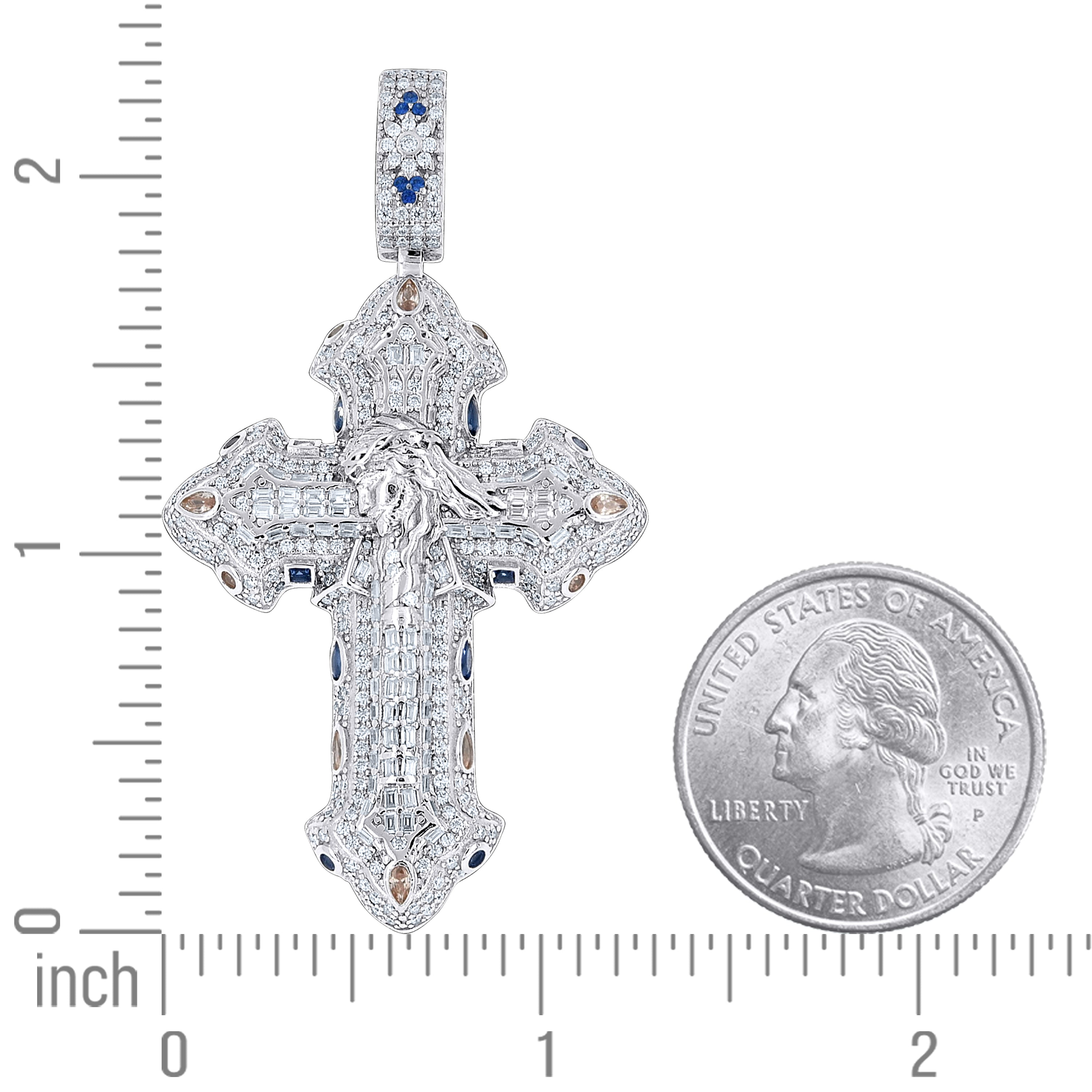 925 Sterling Silver Moissanite Pendant