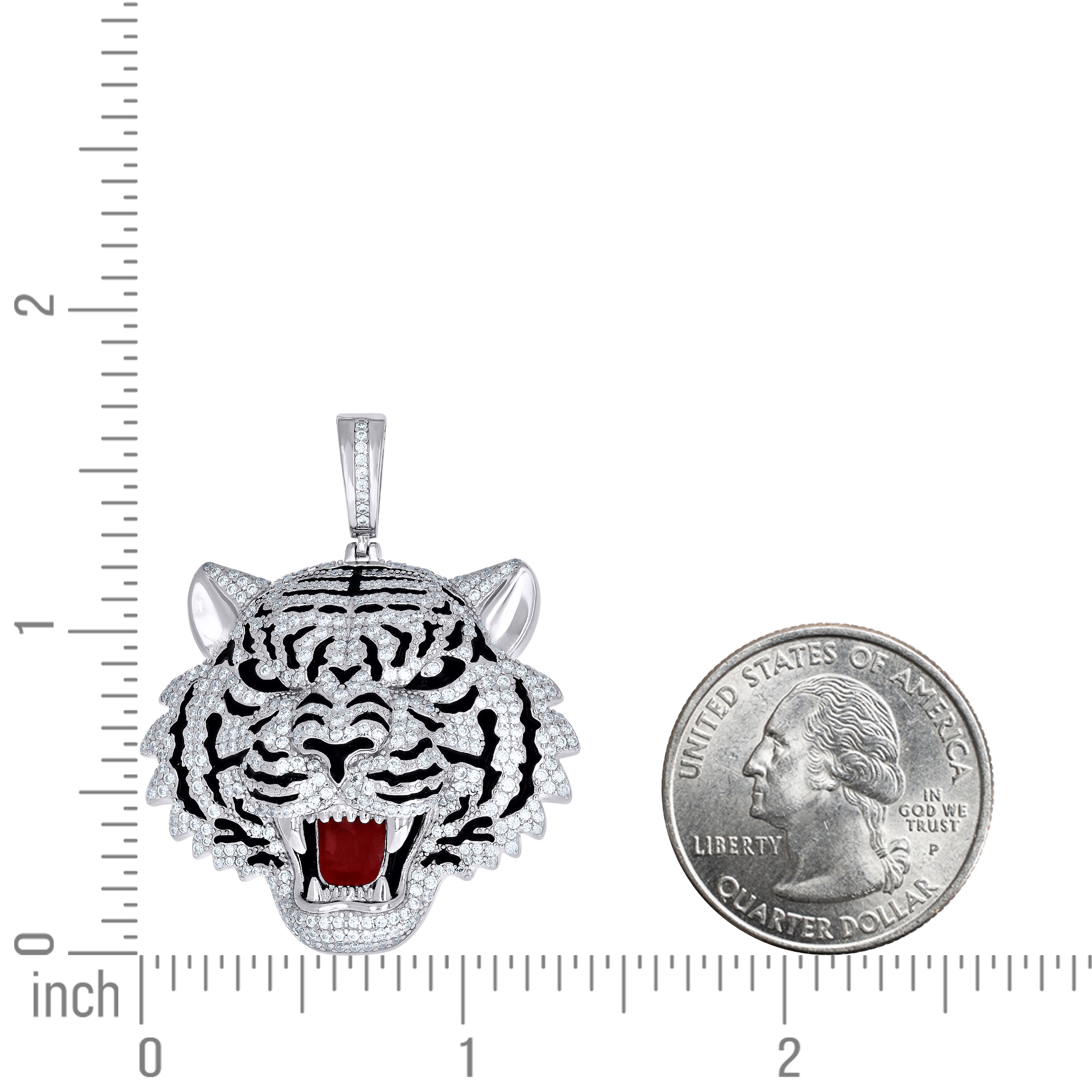 925 Sterling Silver Moissanite Pendant