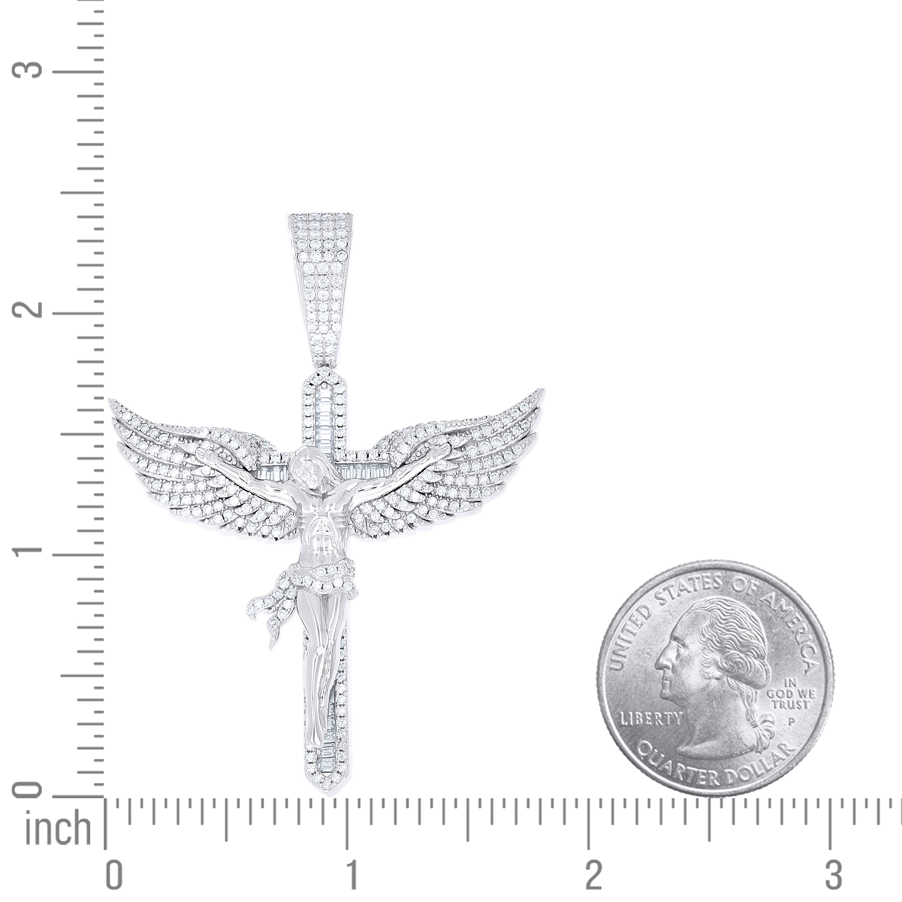 925 Sterling Silver Moissanite Pendant