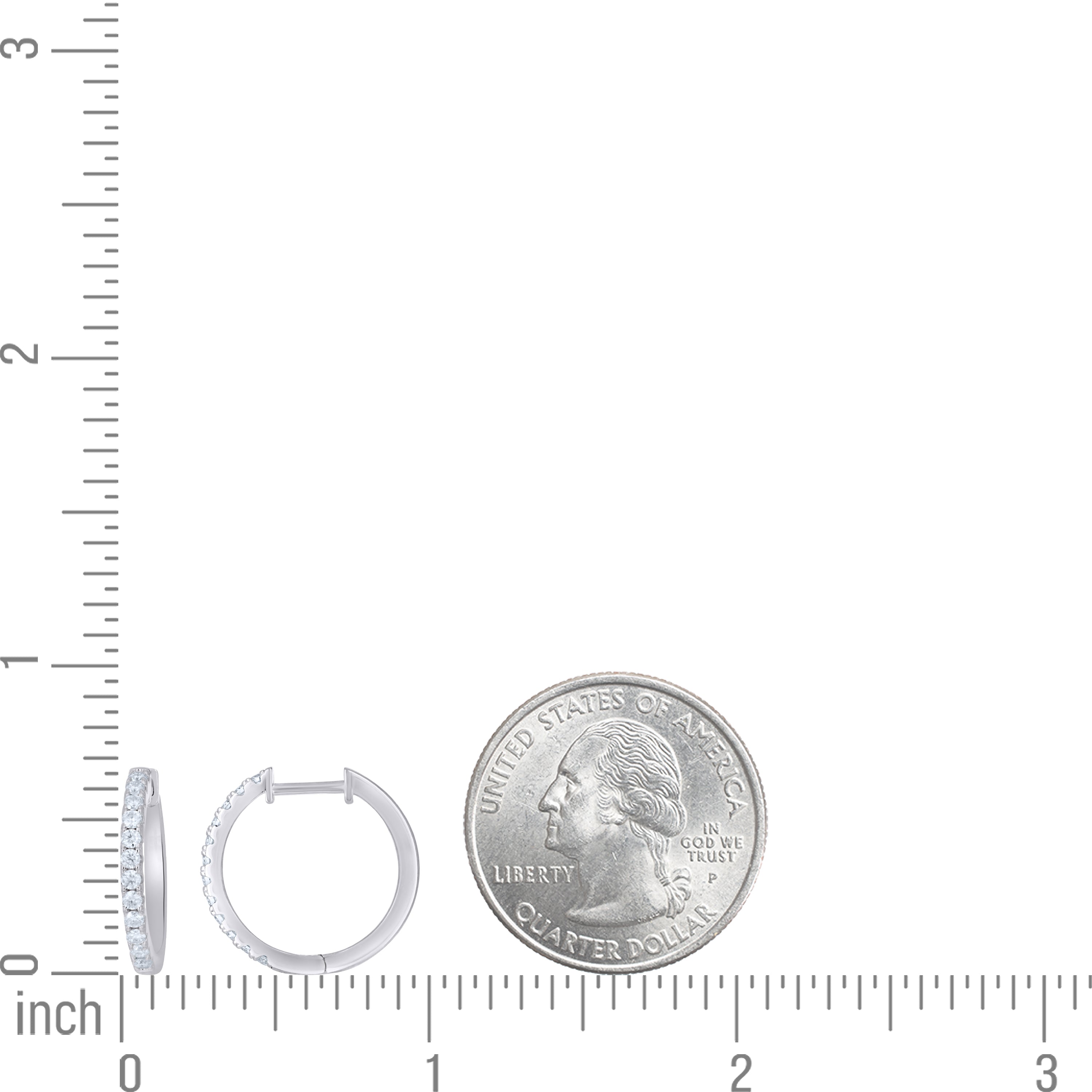 925 Sterling Silver Moissanite Earring