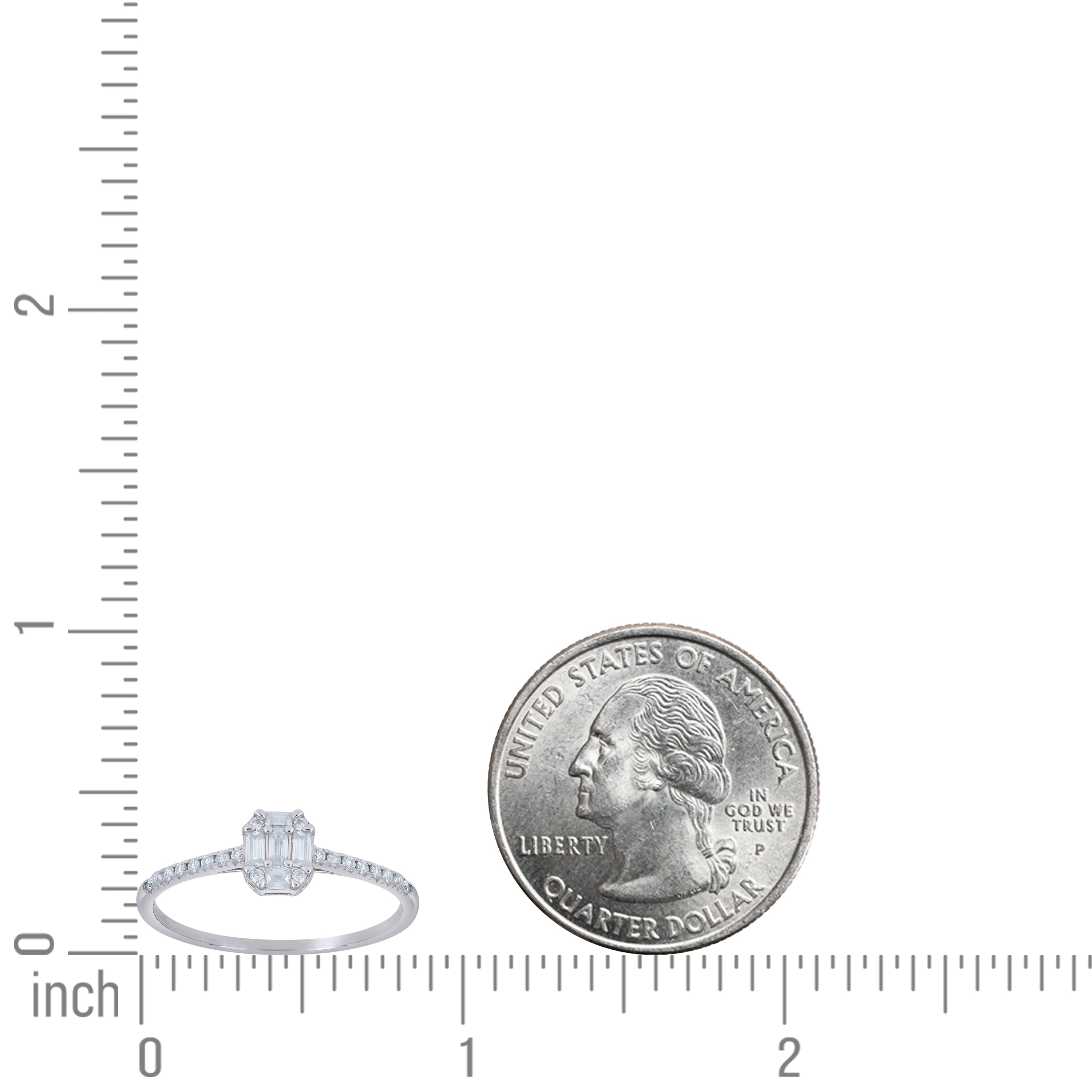 925 Sterling Silver Moissanite Ring