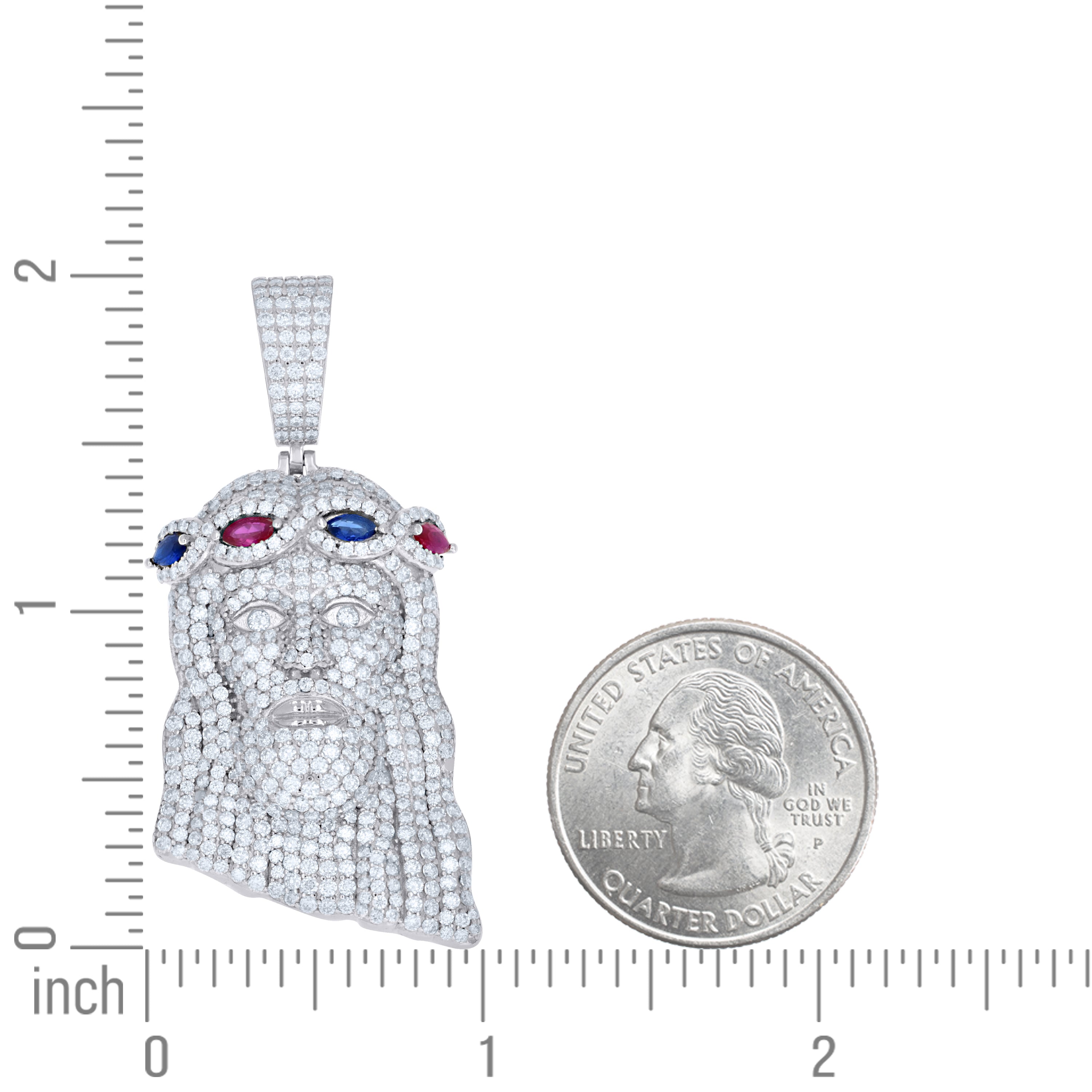 925 Sterling Silver Moissanite Pendant