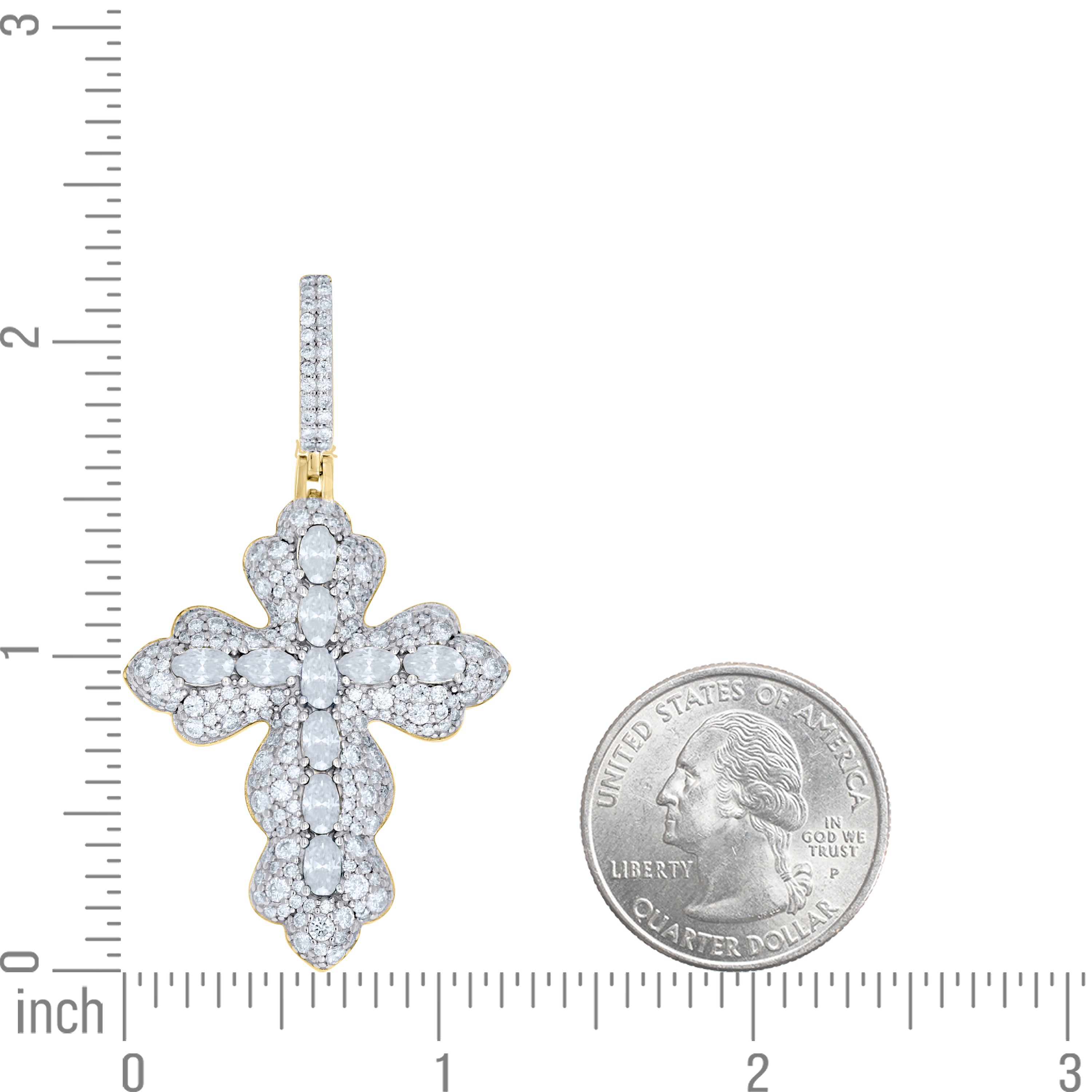 925 Sterling Silver Moissanite Pendant