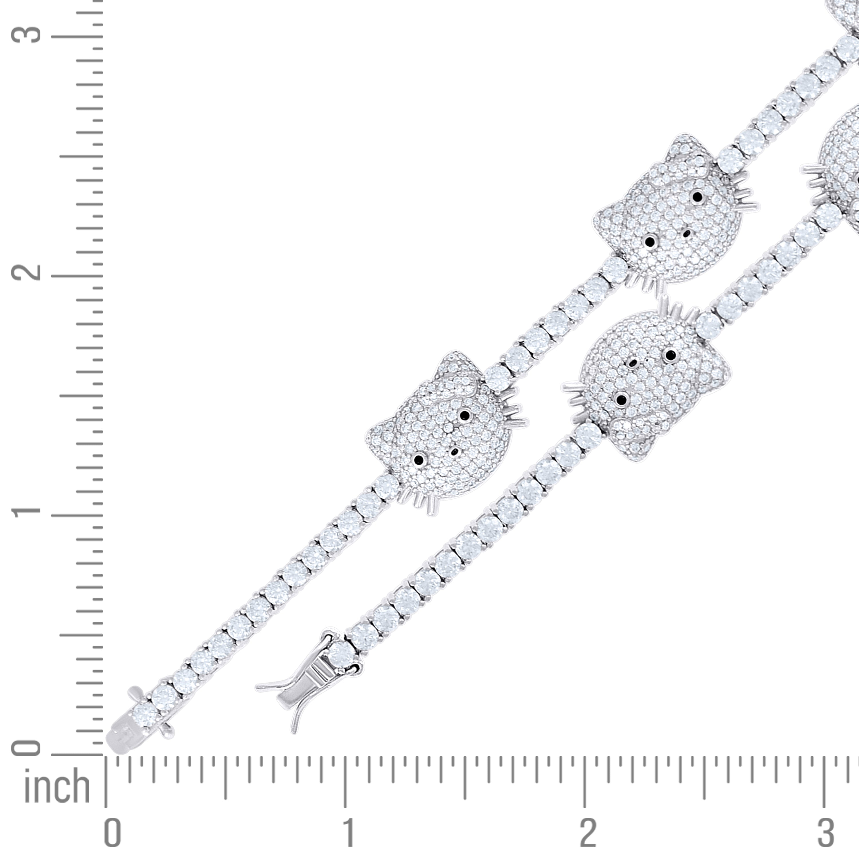 925 Sterling Silver Moissanite Bracelet