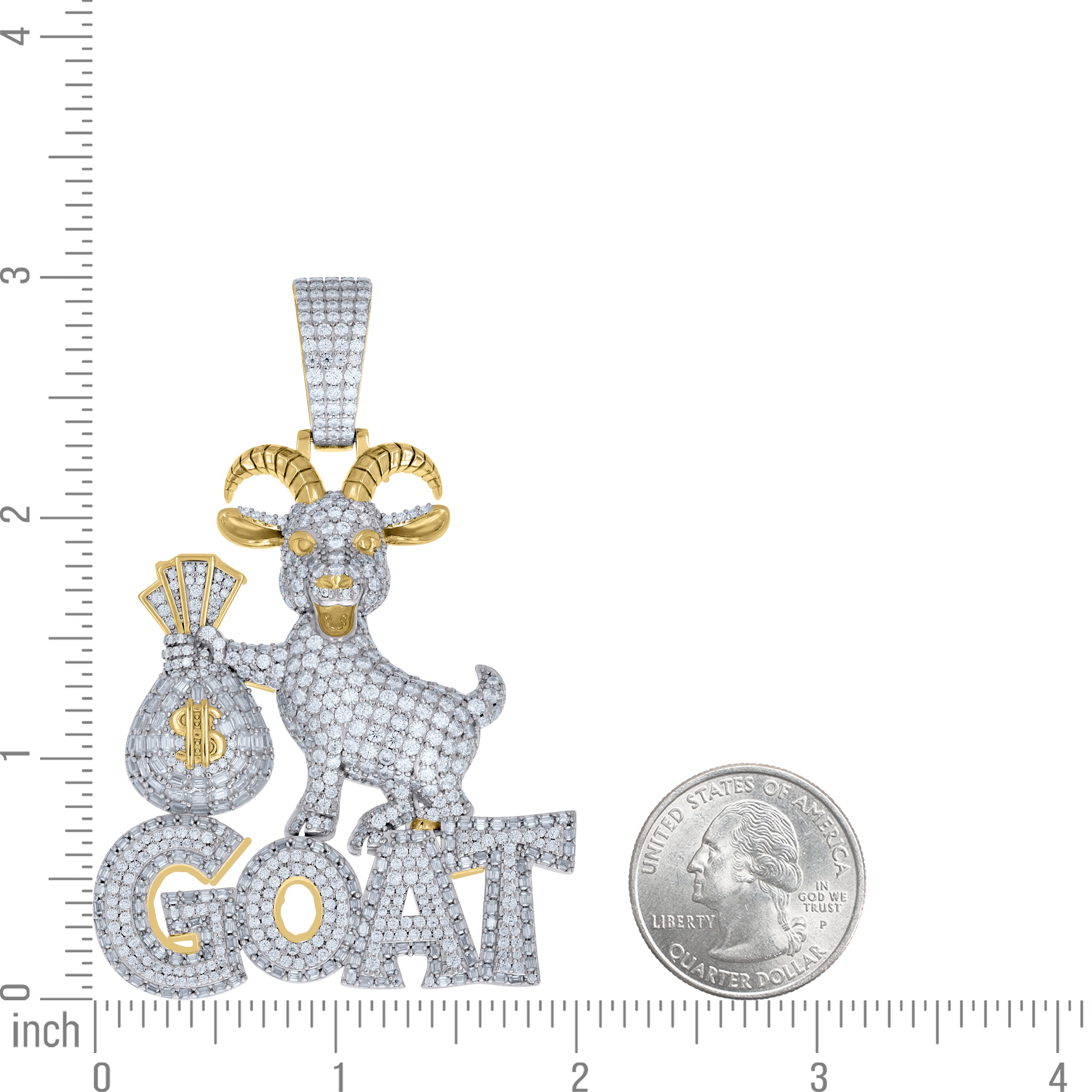 925 Sterling Silver Moissanite Pendant