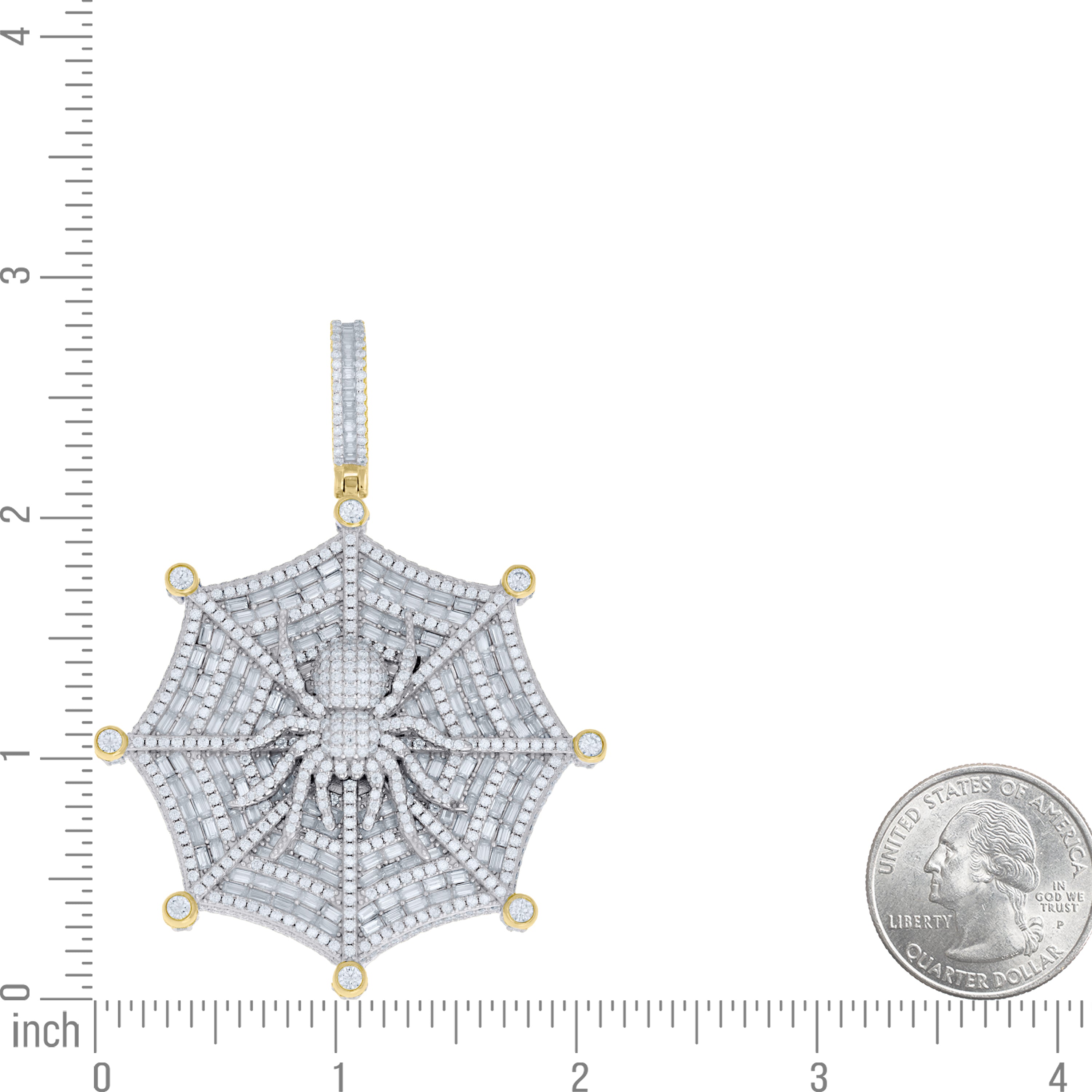 925 Sterling Silver Moissanite Pendant