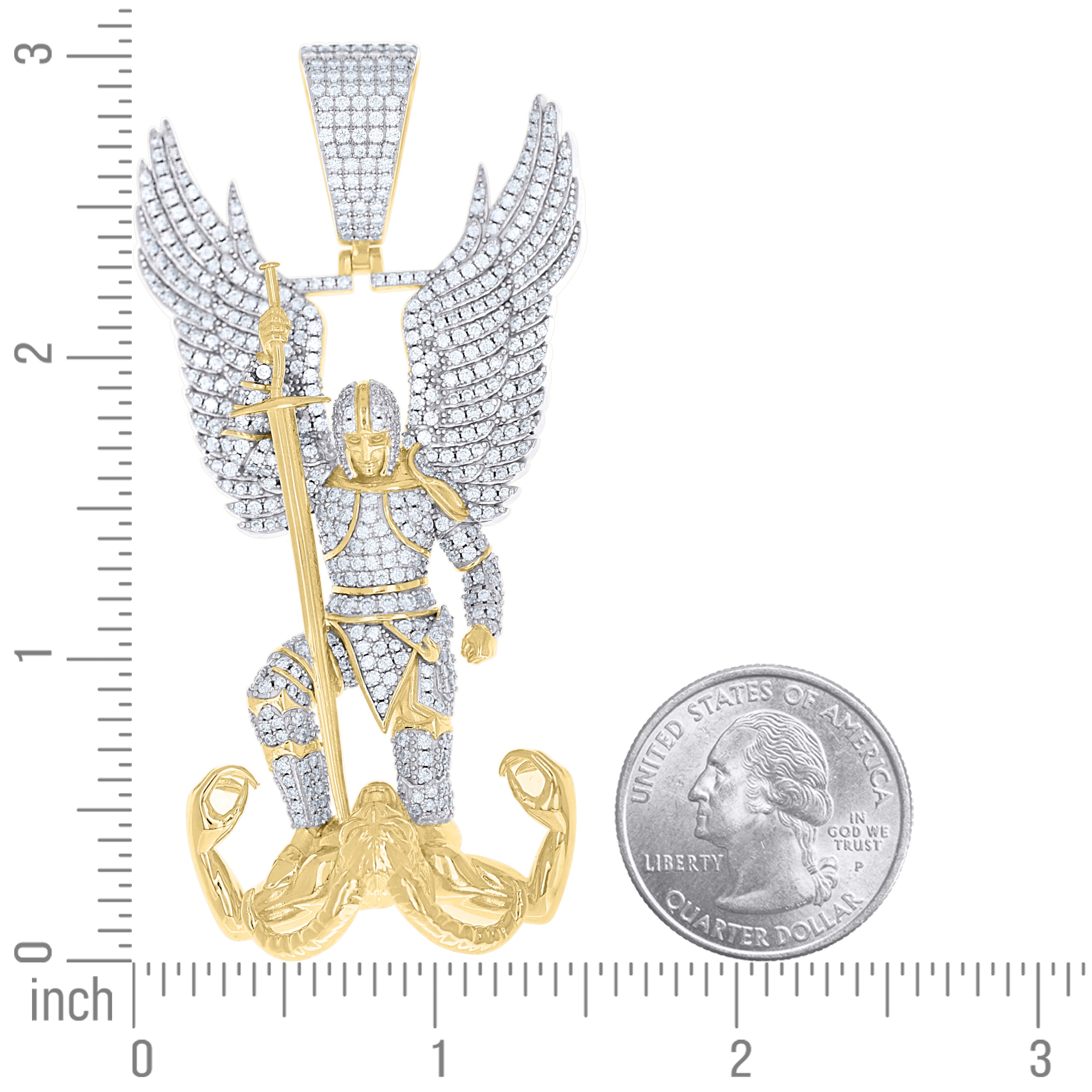 925 Sterling Silver Moissanite Pendant