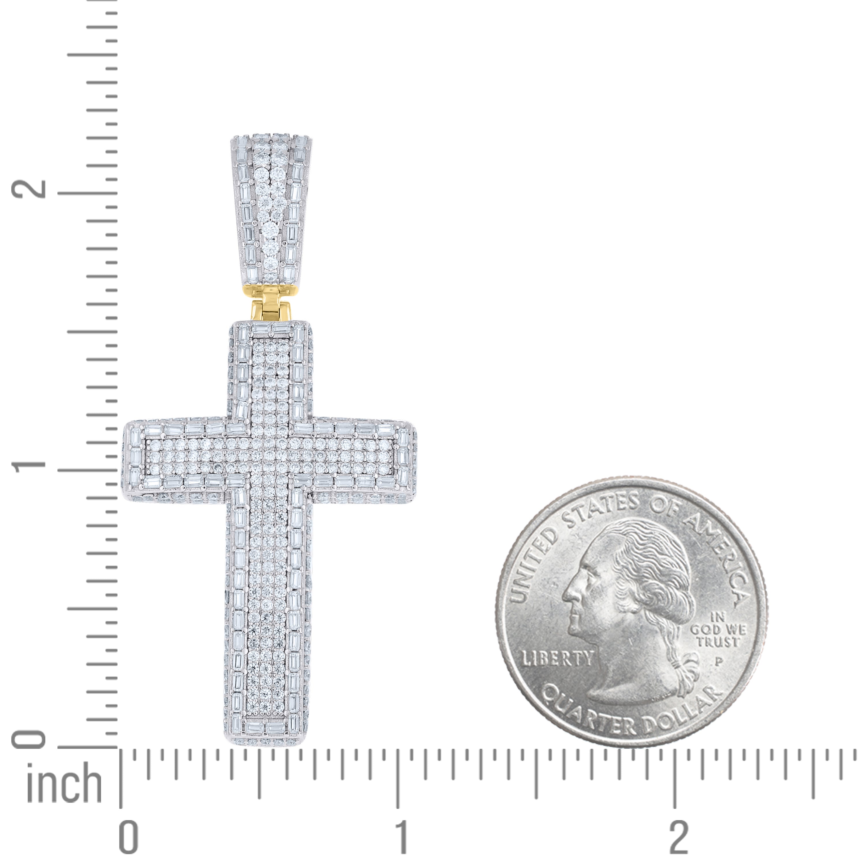 925 Sterling Silver Moissanite Pendant
