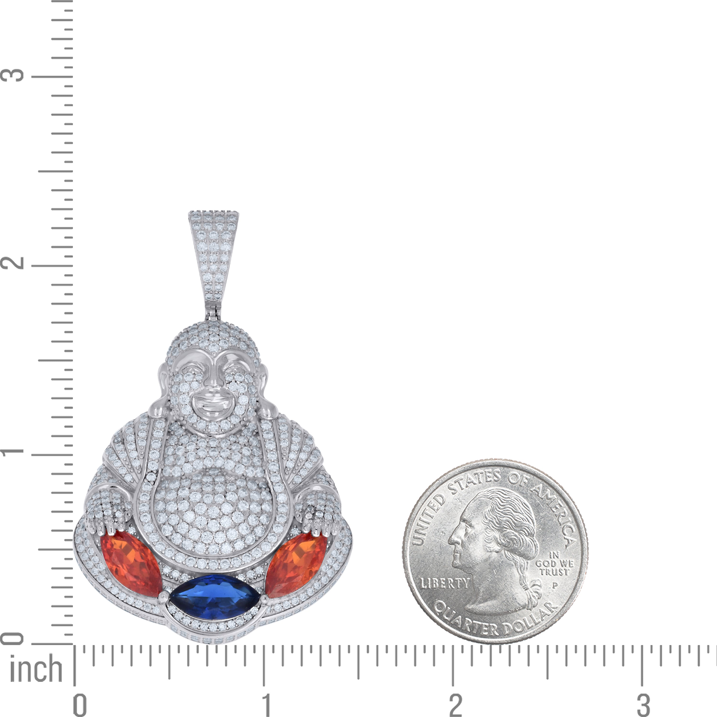 925 Sterling Silver Moissanite Pendant