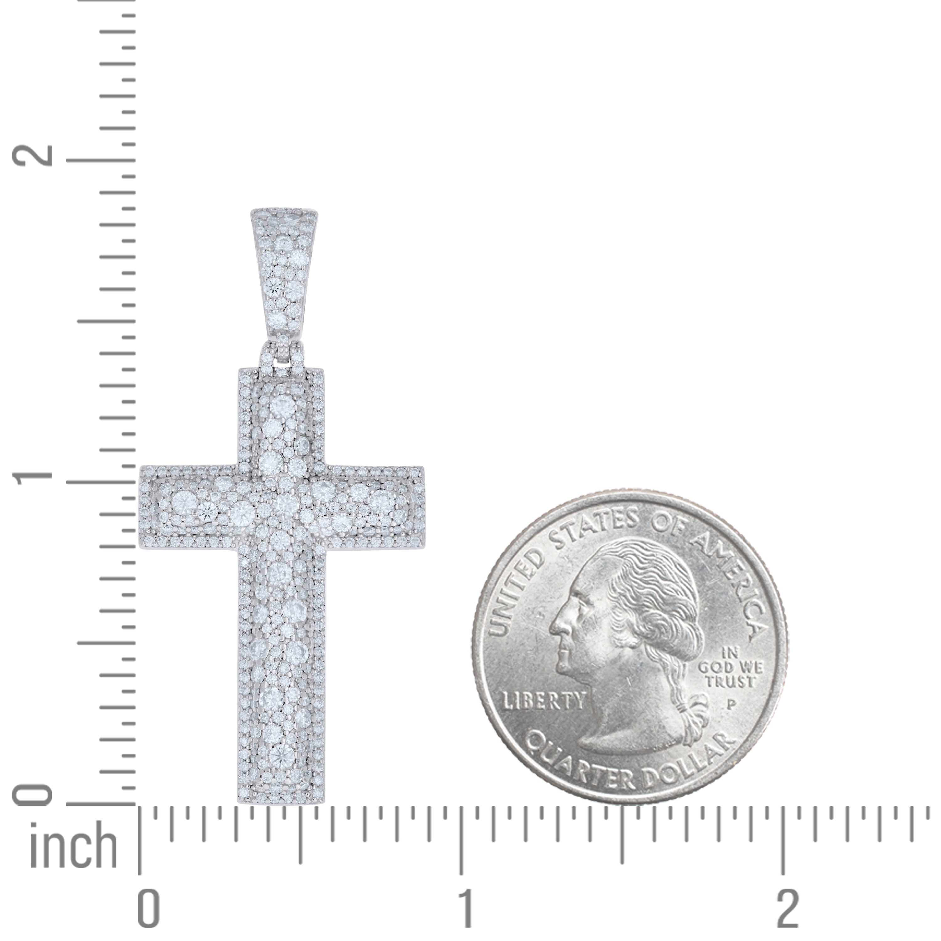 925 Sterling Silver Moissanite Pendant