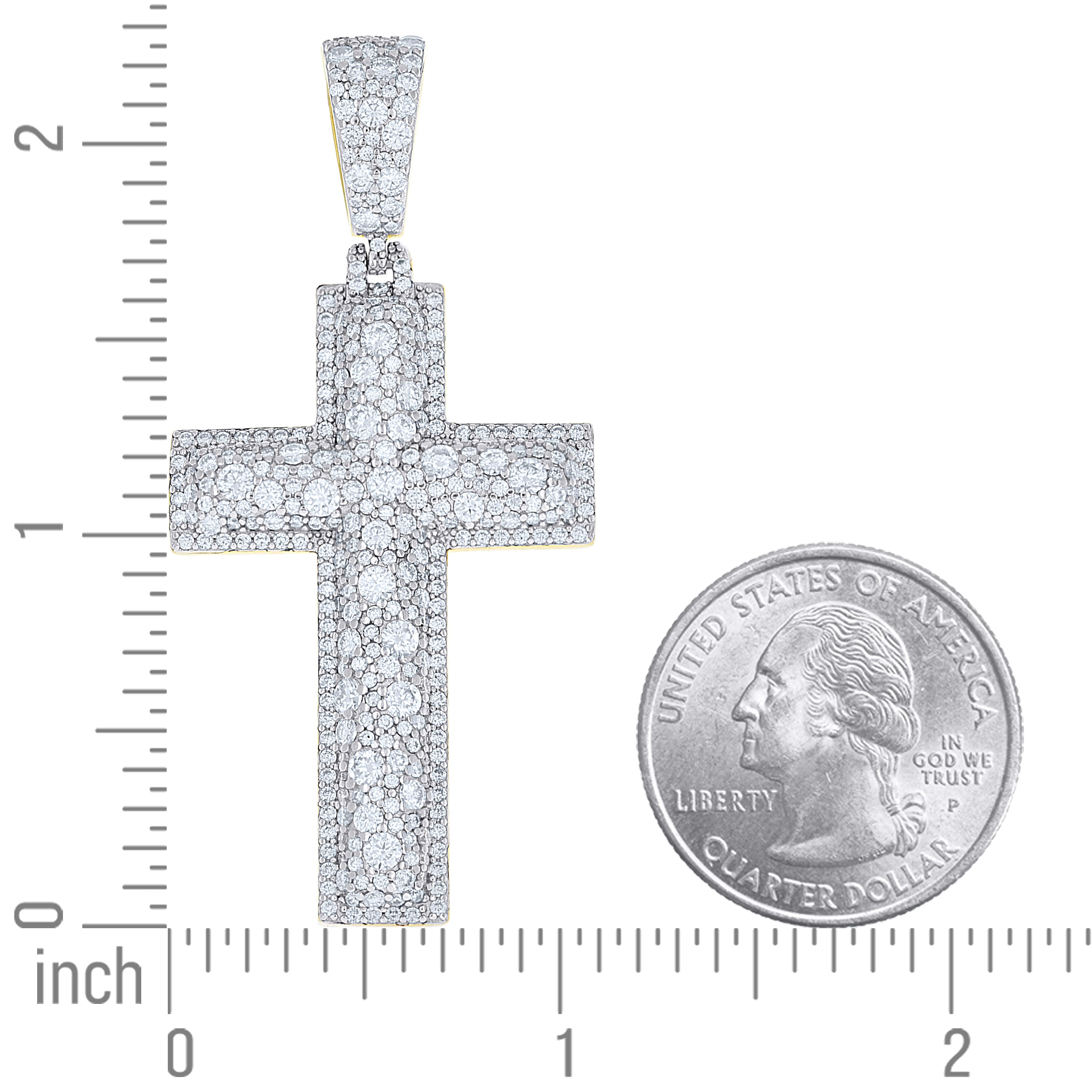 925 Sterling Silver Moissanite Pendant