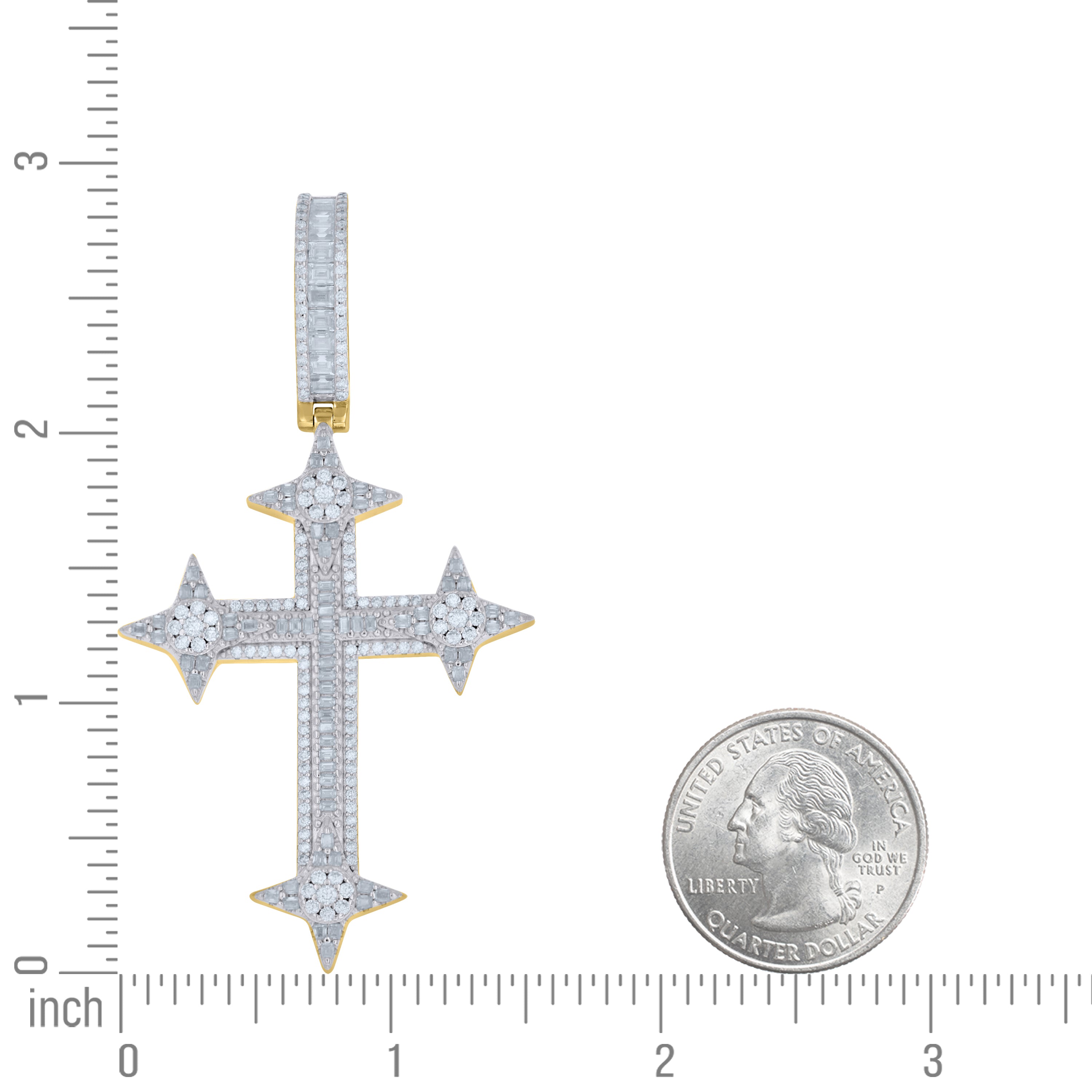 925 Sterling Silver Moissanite Pendant