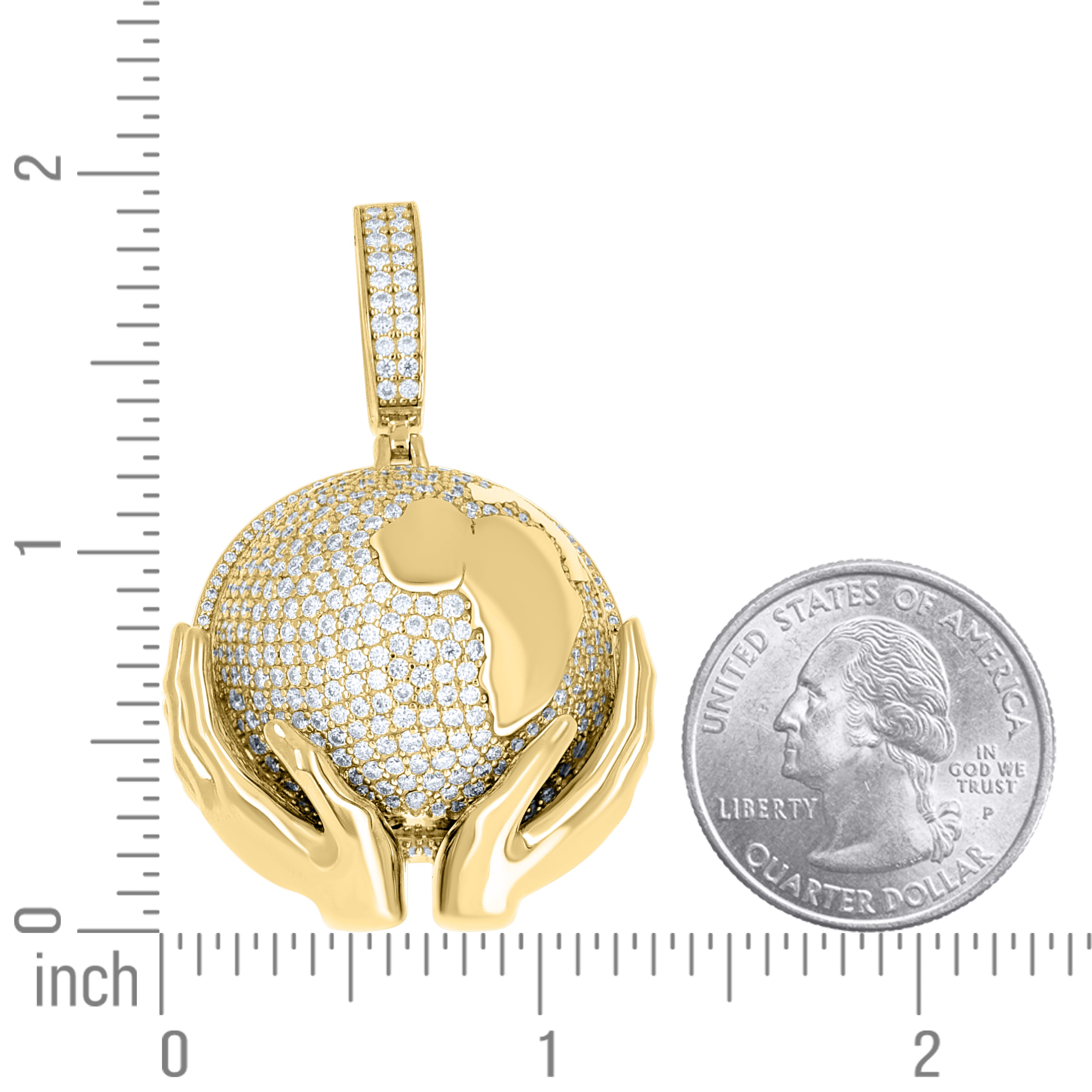 925 Sterling Silver Moissanite Pendant