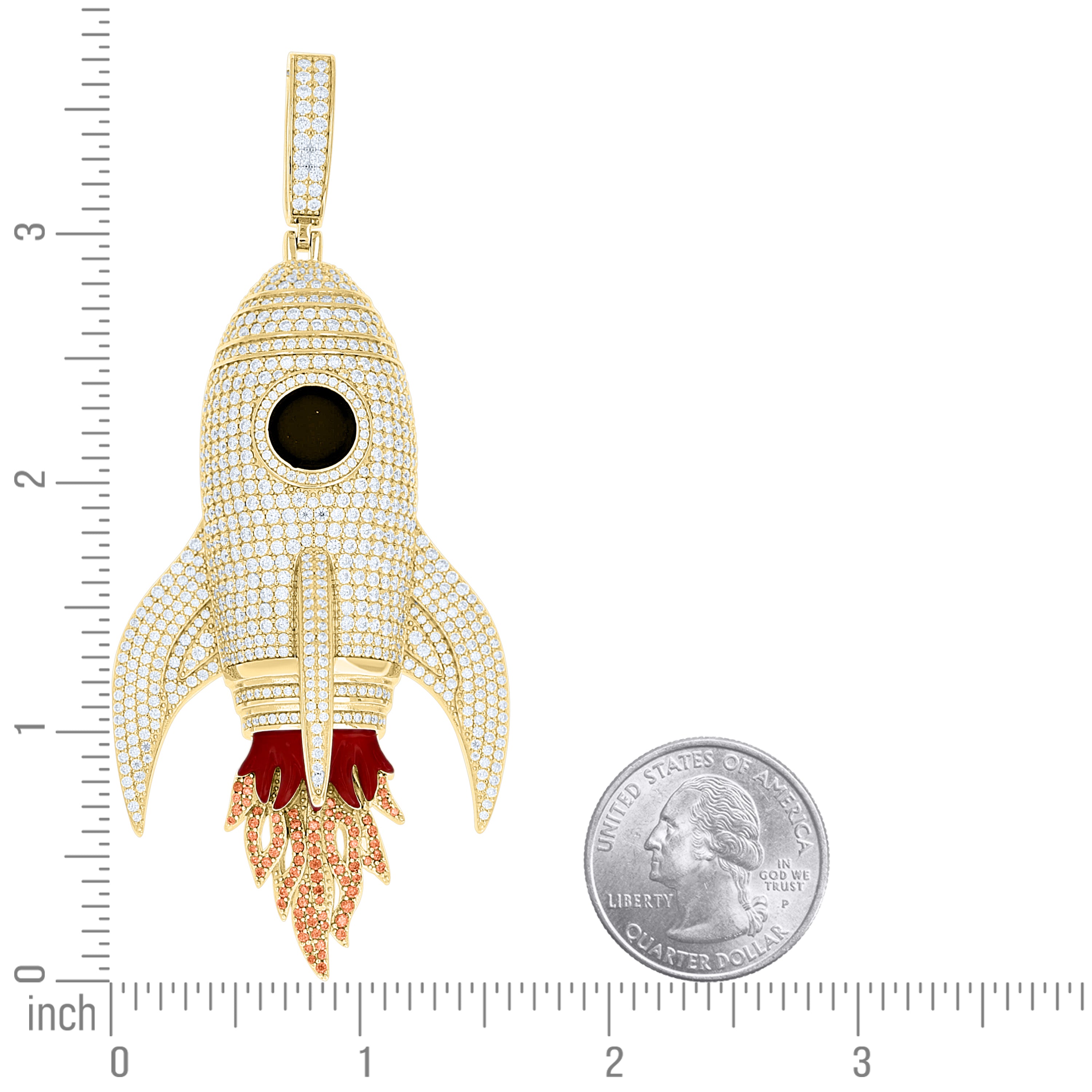 925 Sterling Silver Moissanite Pendant