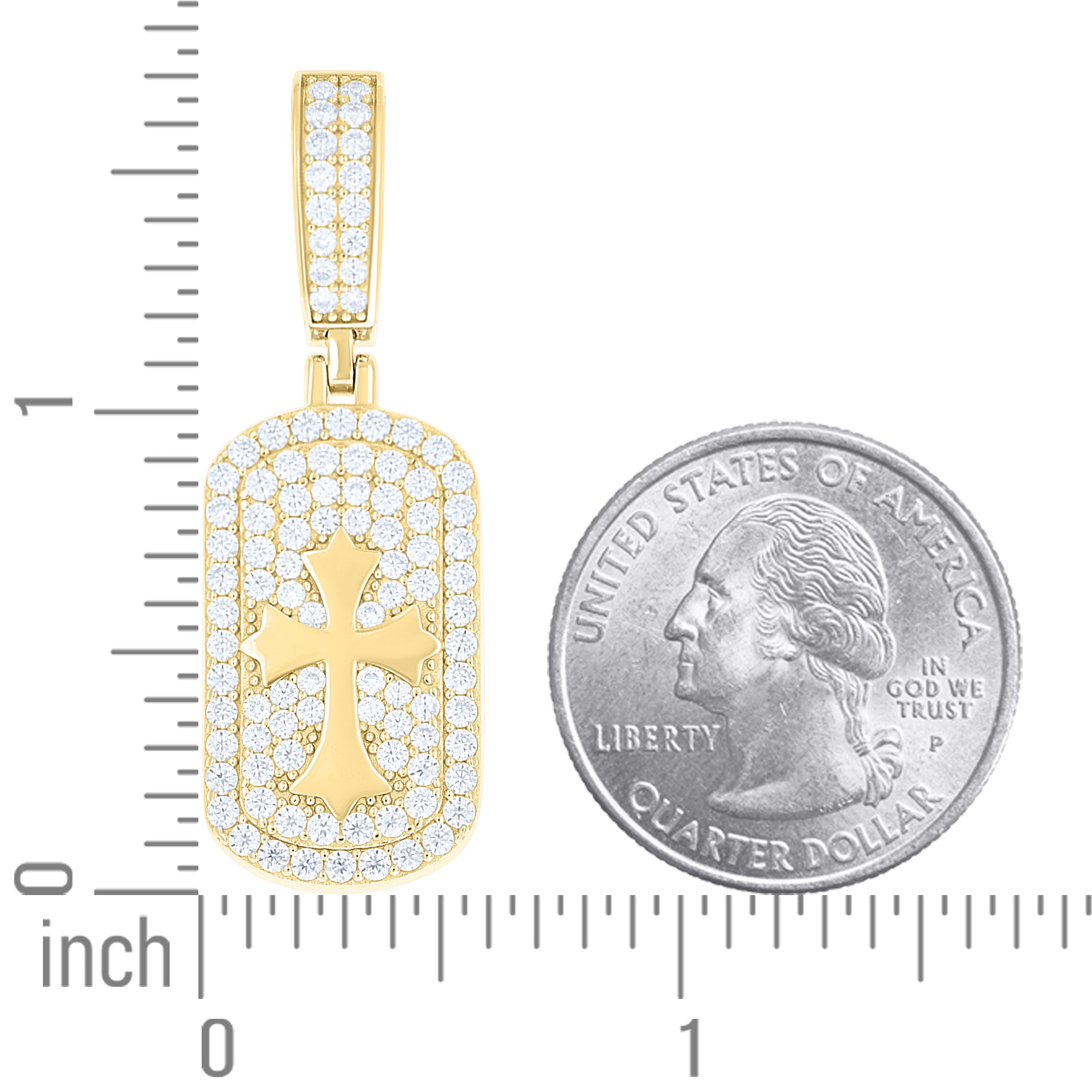 925 Sterling Silver Moissanite Pendant