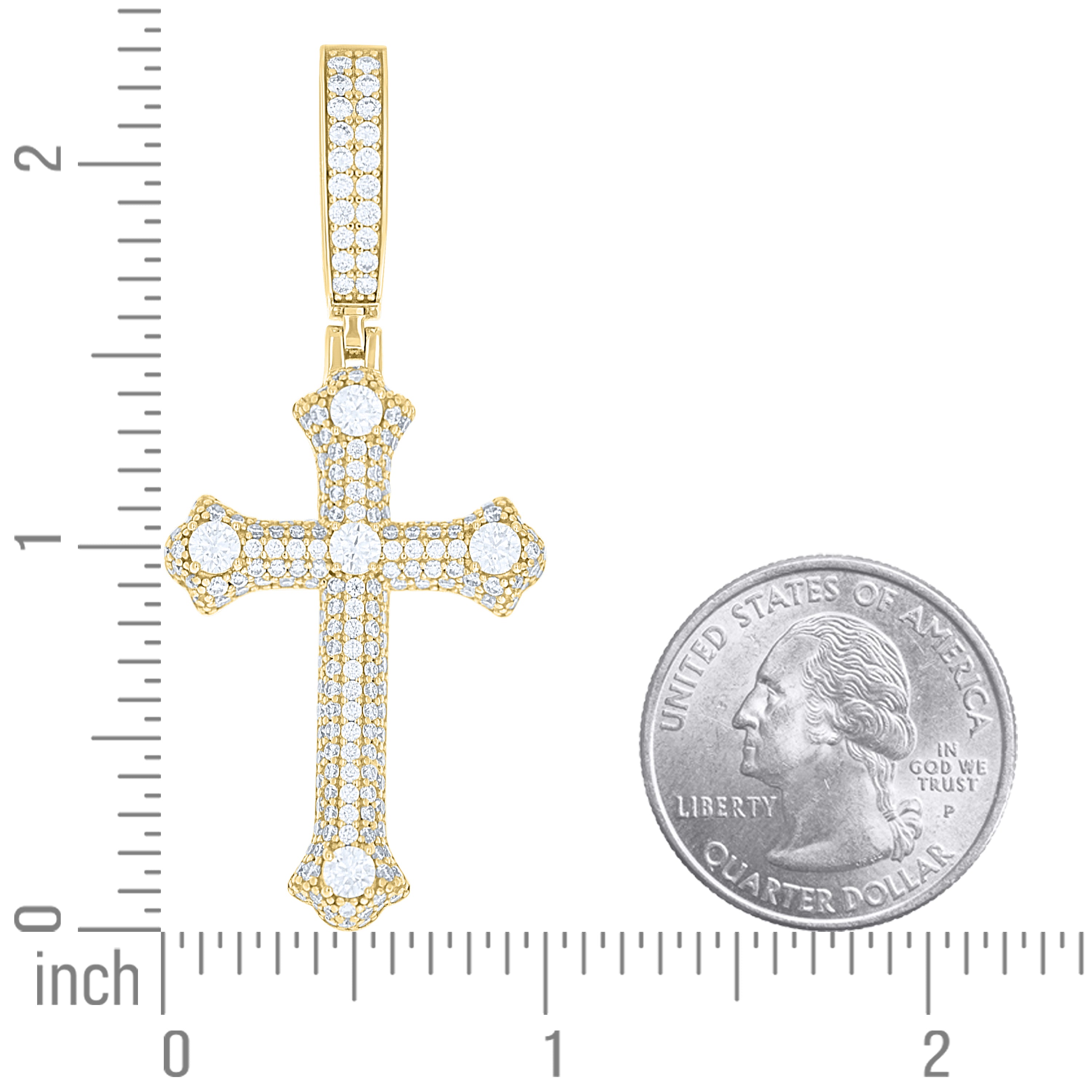 925 Sterling Silver Moissanite Pendant