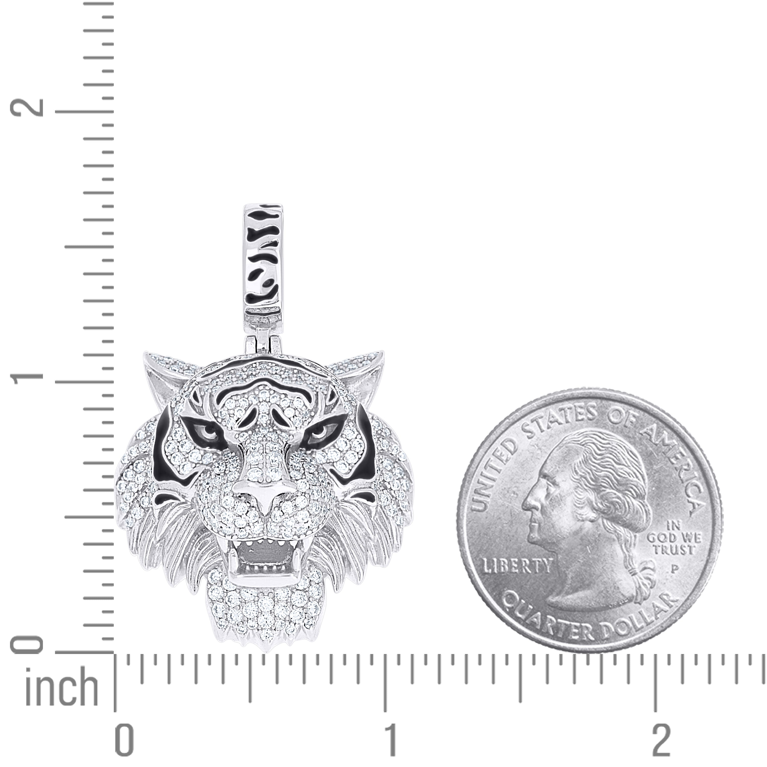 925 Sterling Silver Moissanite Pendant