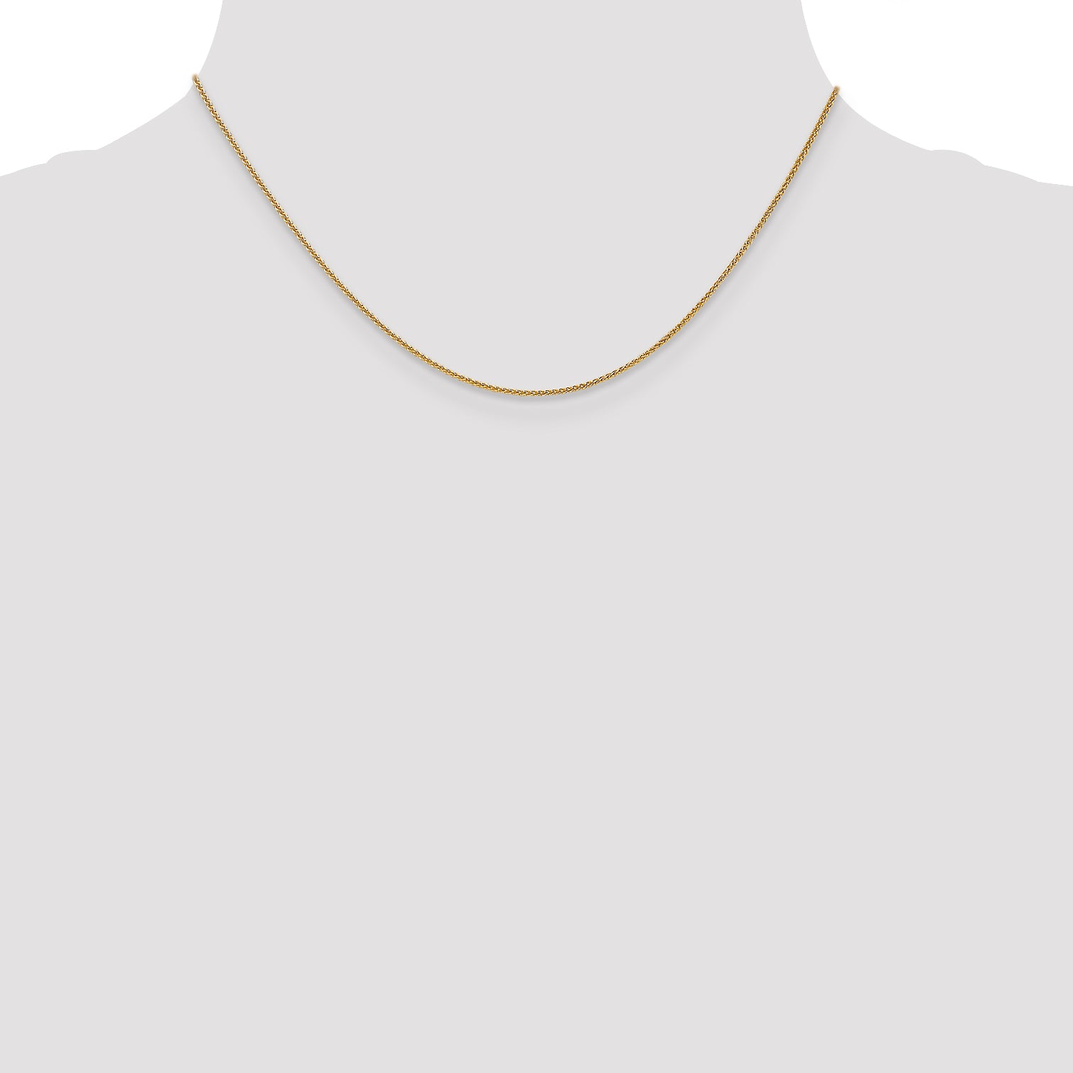 14K 1.0mm Spiga Chain